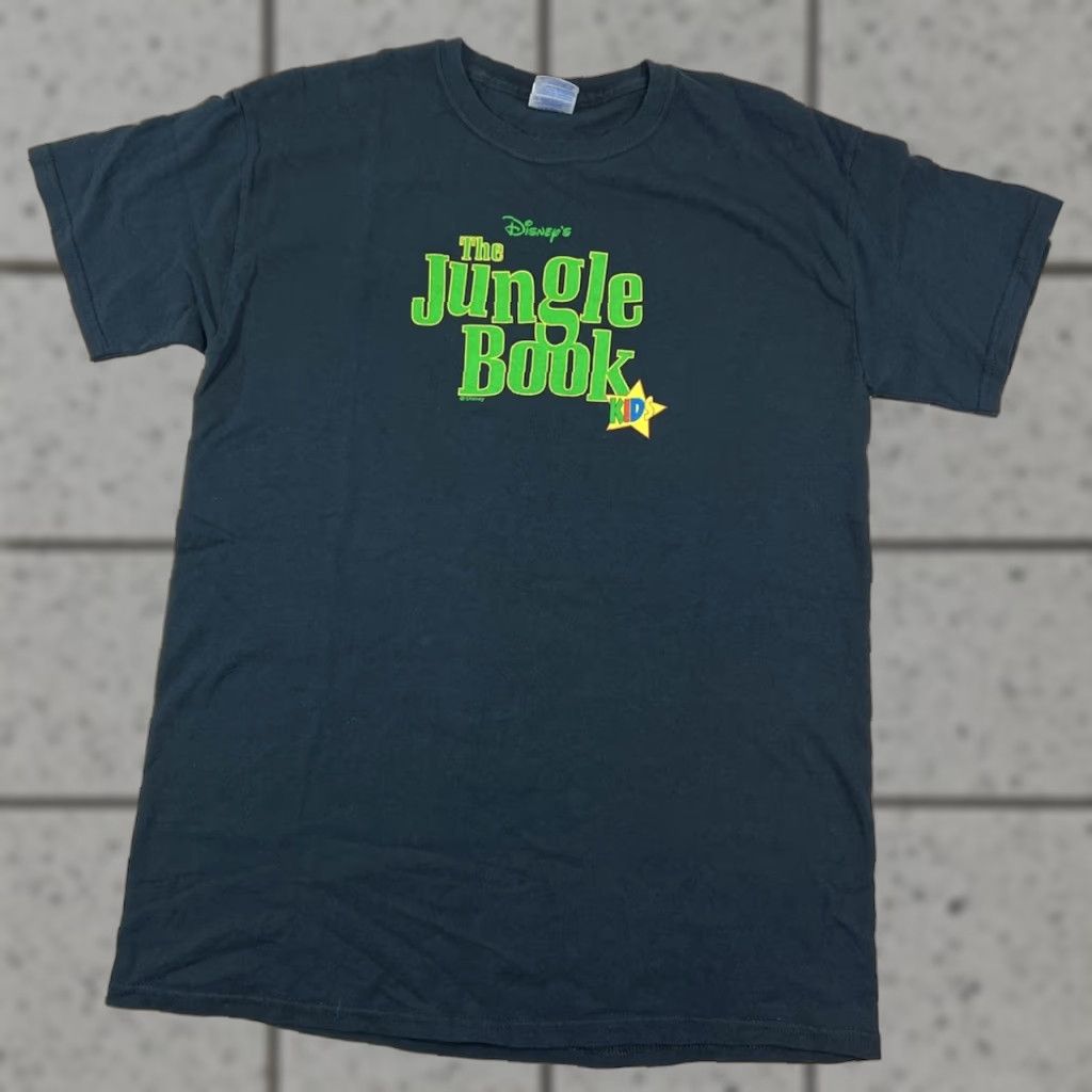 Disney VINTAGE Disney Jungle Book T-Shirt Black Medium Men M Short Sleeve Promo Movie Shirt Size US M / EU 48-50 / 2 - 1 Thumbnail
