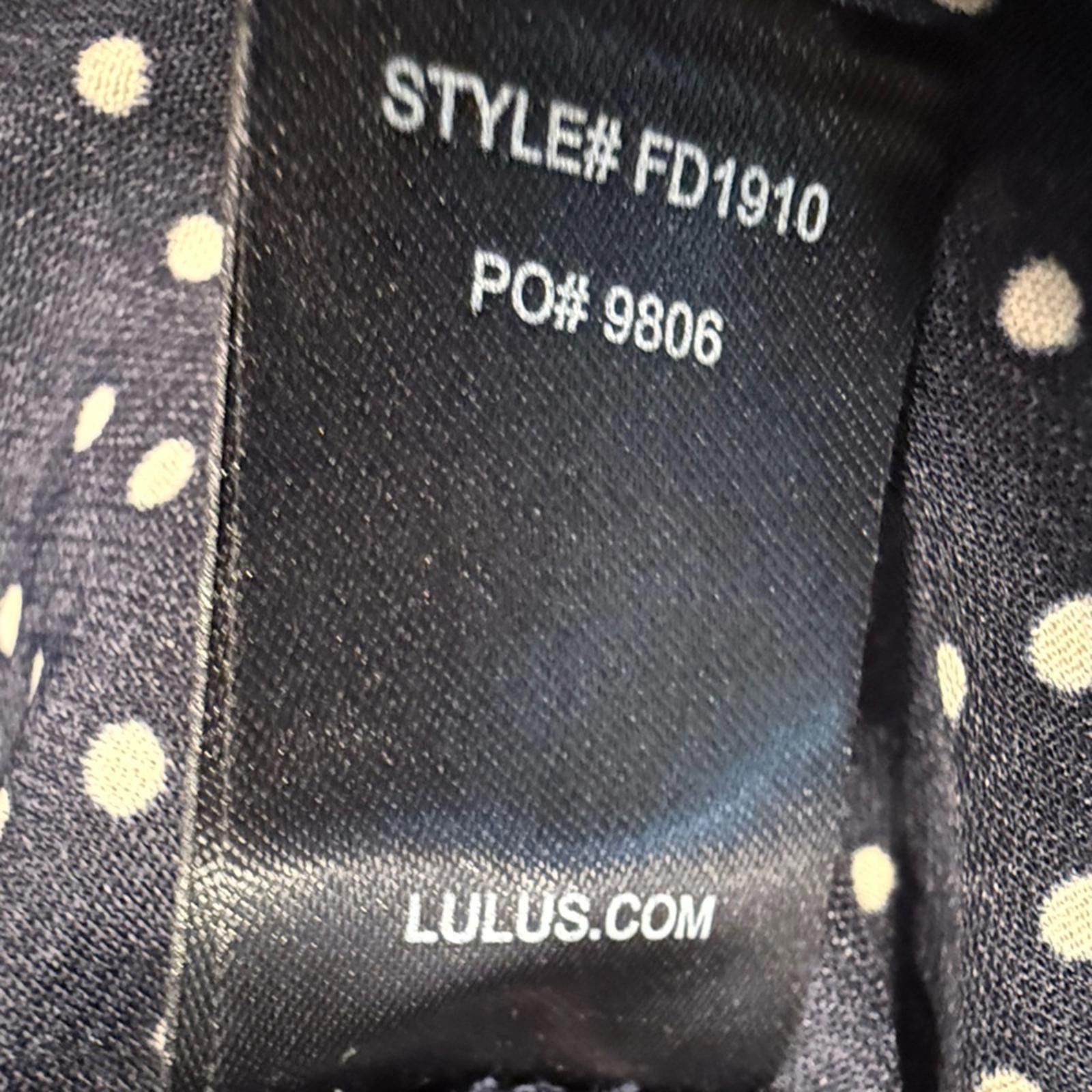 Lulus Lulus black white polka dot ruffle bell sleeve dress SZ XS Size XS / US 0-2 / IT 36-38 - 6 Thumbnail