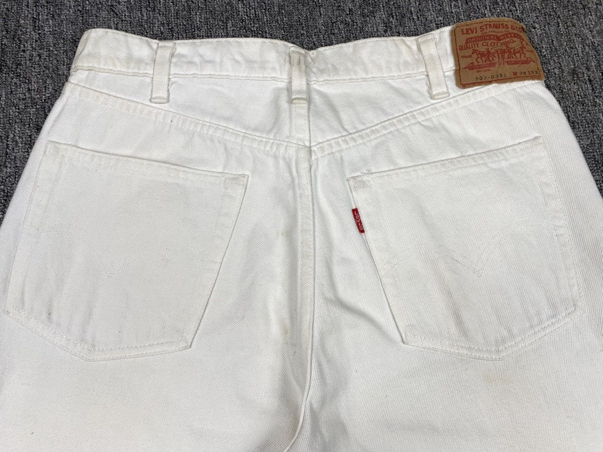 Levi's × Vintage Vintage Levis 503 white jean Size US 32 / EU 48 - 20 Thumbnail
