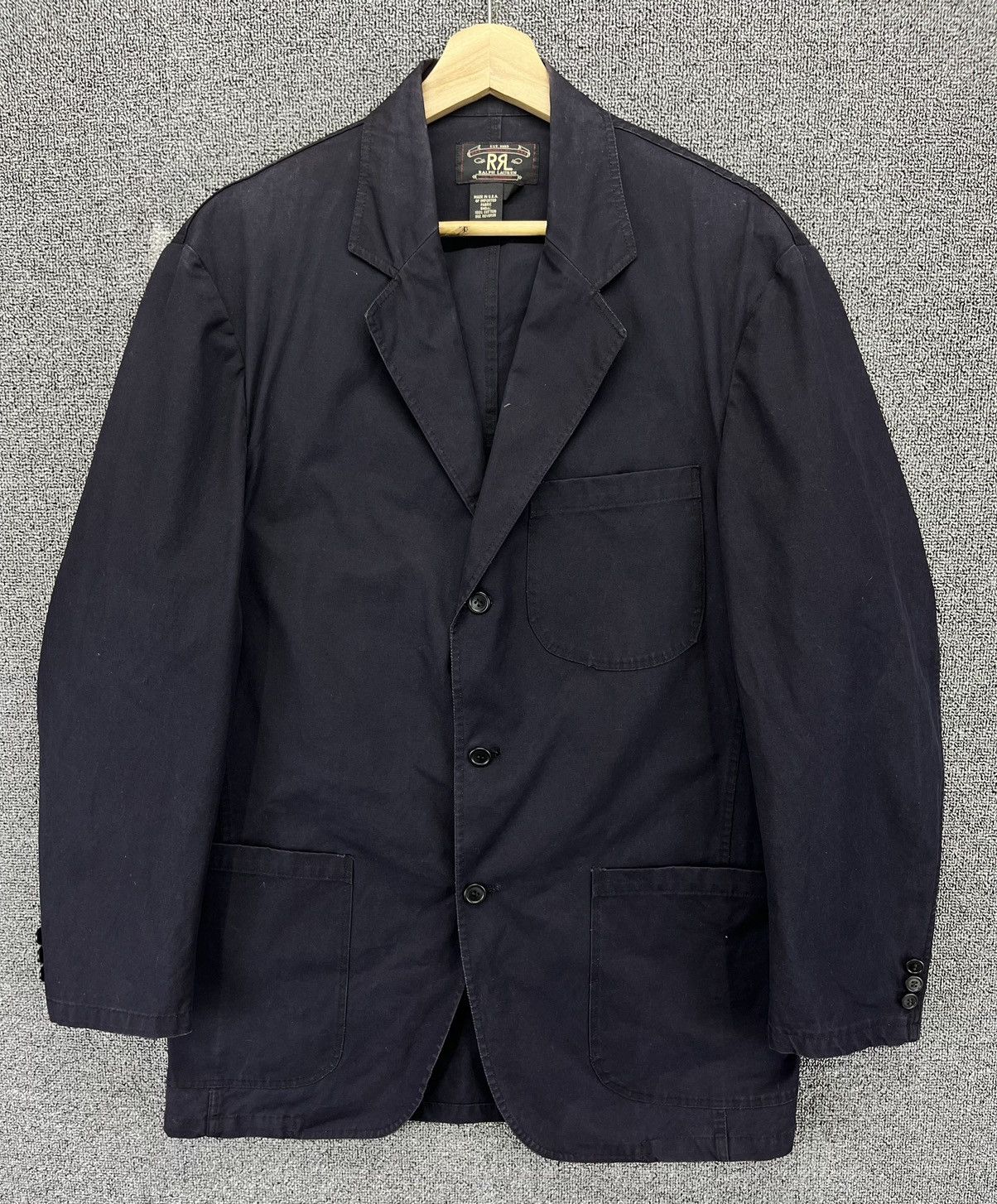 RRL Ralph Lauren Vintage Double RRL Ralph Lauren Cotton Coat Jacket Size US S / EU 44-46 / 1 - 1 Thumbnail