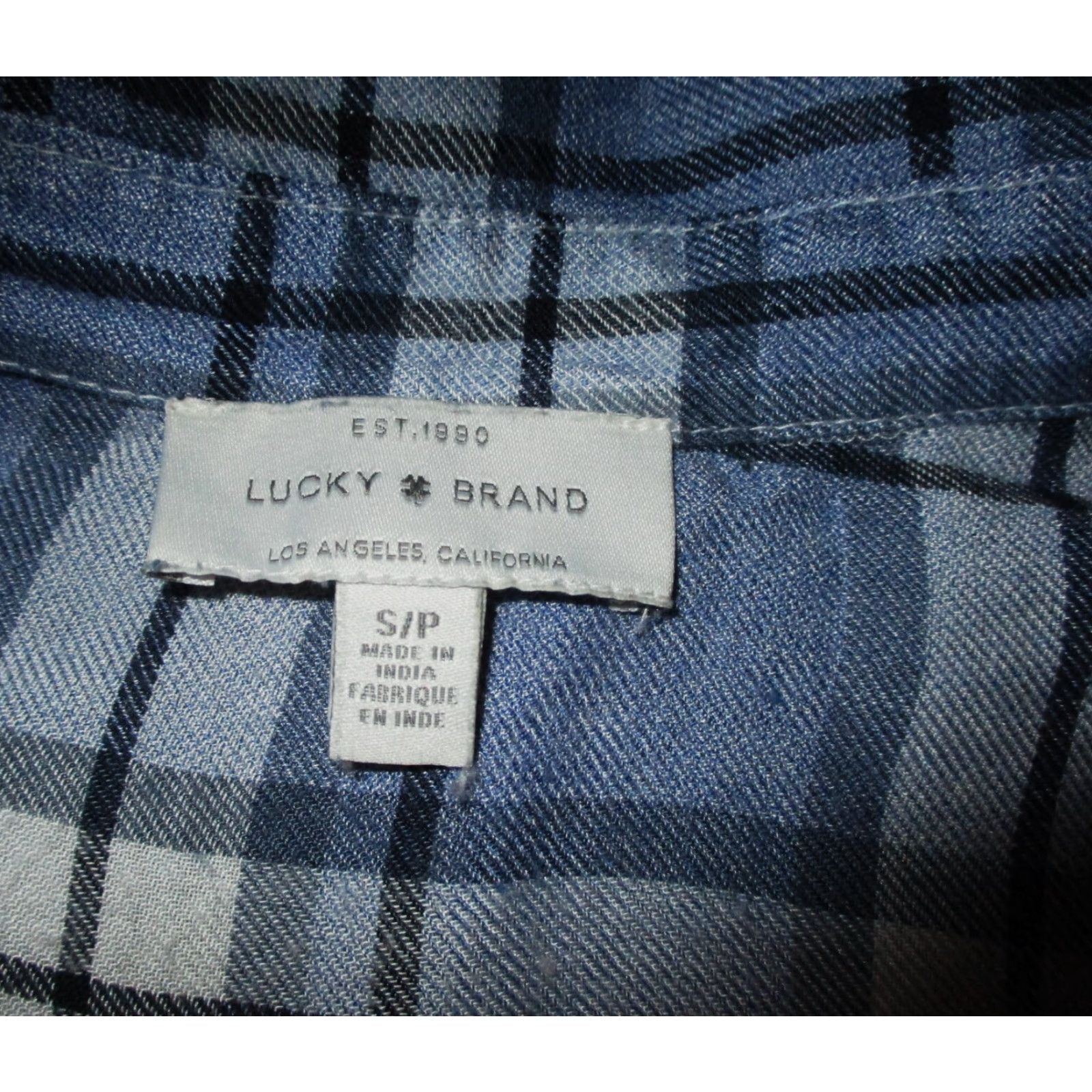 Lucky Brand Lucky Brand Blue Long Sleeve Button Shirt S/P Women Size S / US 4 / IT 40 - 6 Thumbnail