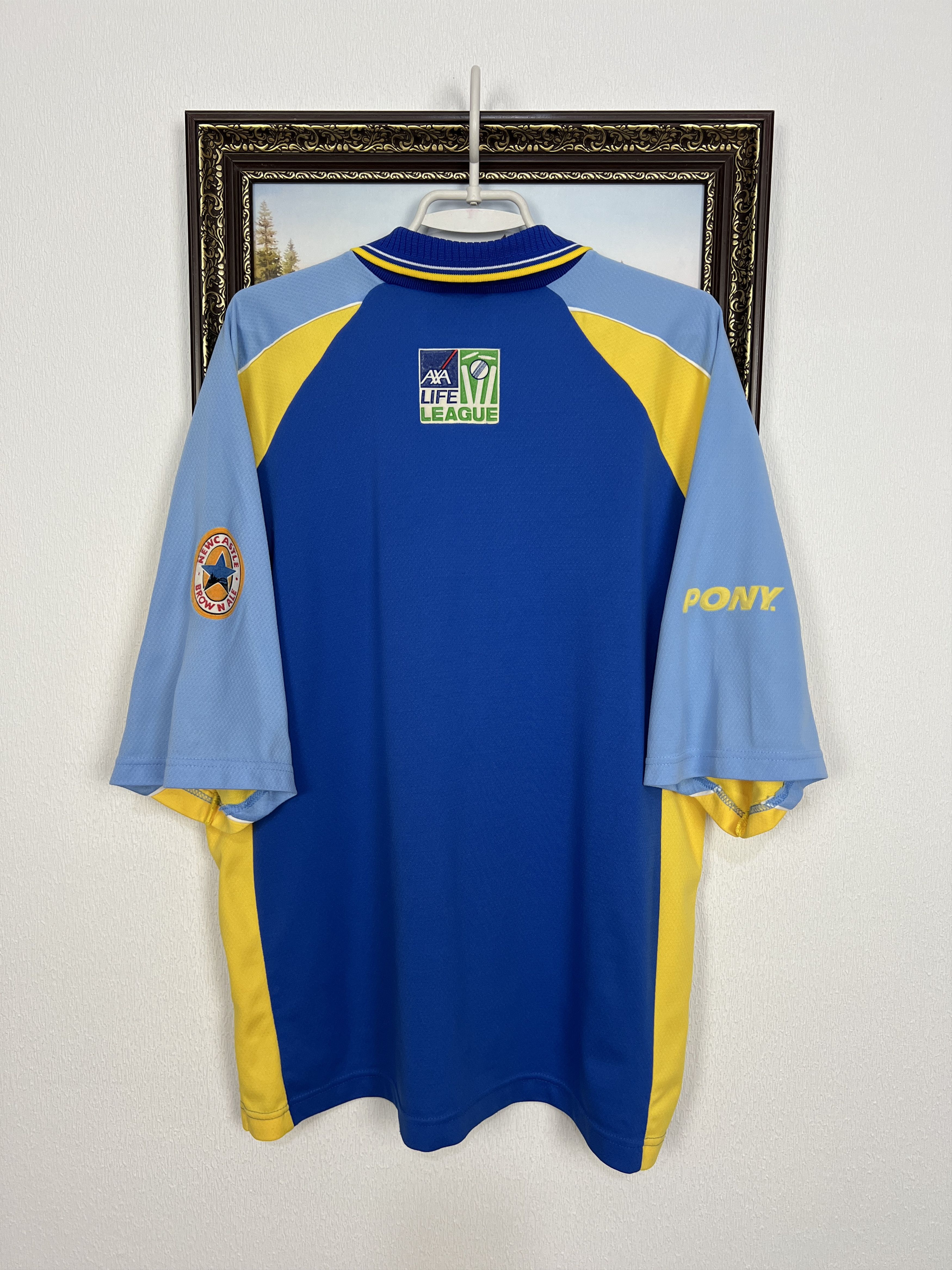 PONY Vintage 90's Durham County Cricket Club Shirt Jersey Rare Size US L / EU 52-54 / 3 - 9 Thumbnail
