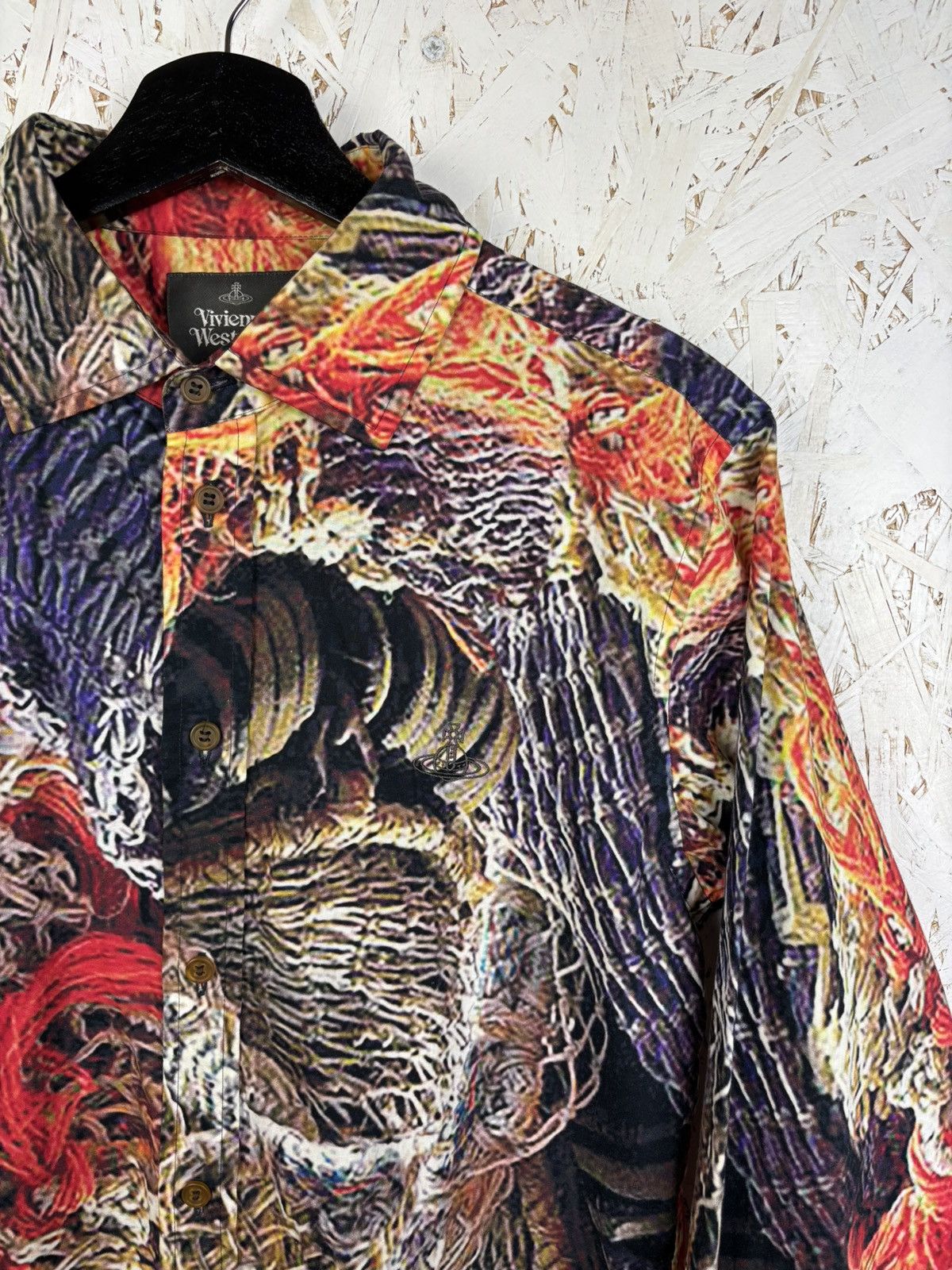 Vivienne Westwood Vivienne Westwood Man Fishing Net Allover Print Shirt 46 Size US S / EU 44-46 / 1 - 2 Thumbnail