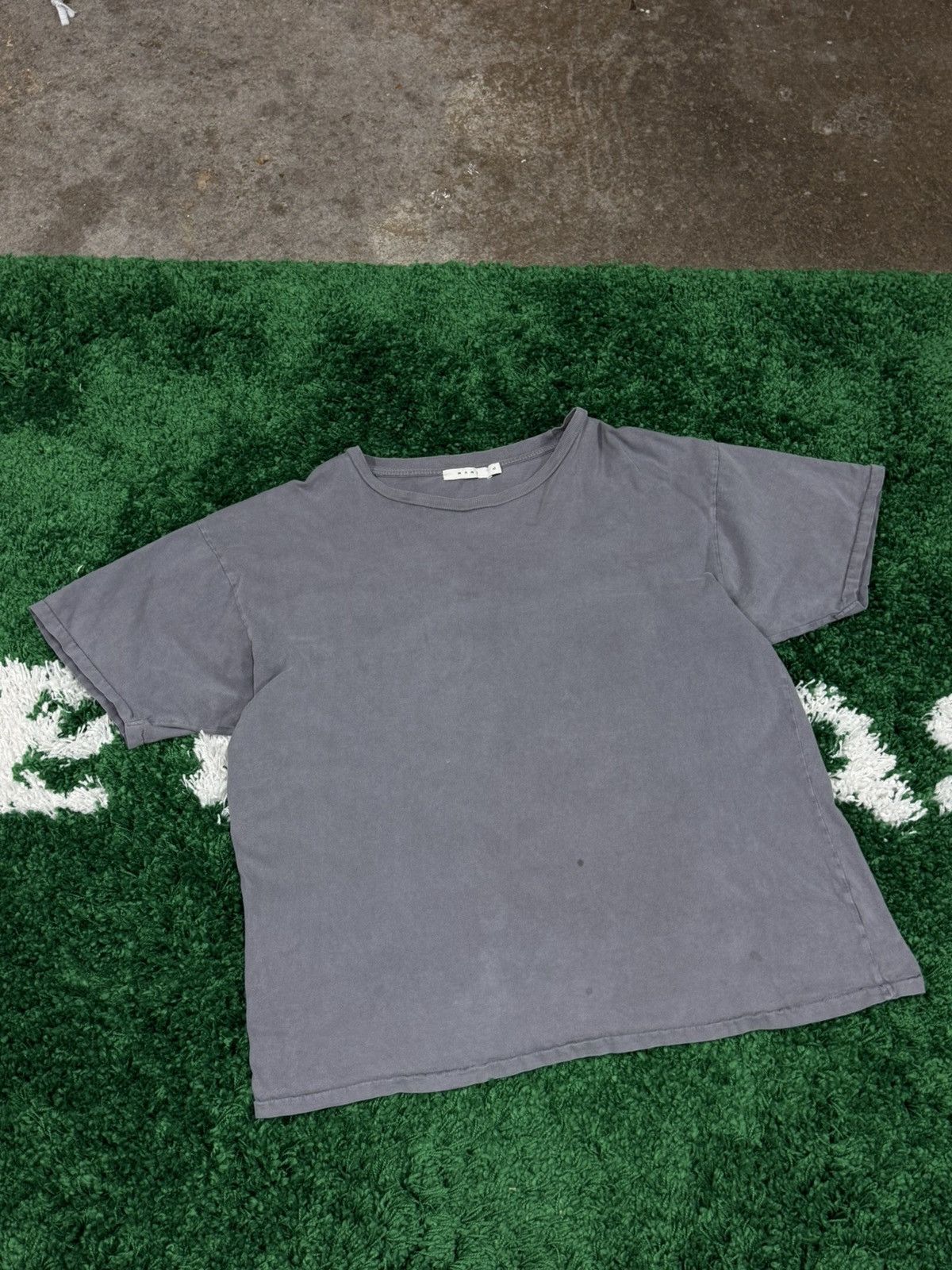 MNML MNML Pale Grey Faded Distressed Boxy Tee XL Size US XL / EU 56 / 4 - 1 Thumbnail