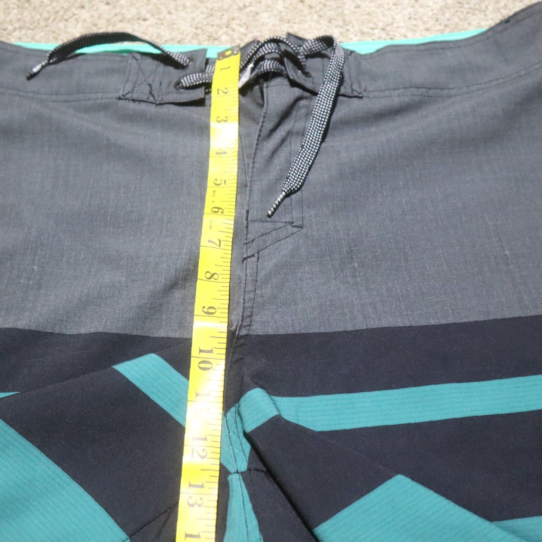 Vintage Ocean Current Shorts Mens Bermuda Flat Front Cargo Pockets Grey Size 36 Casual Ready Wear Size US 38 / EU 54 - 4 Thumbnail
