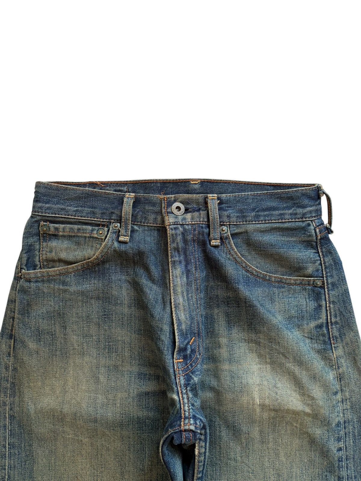 Levi's Vintage 90s Levis 503 Rusty Mud Wash Ripped Loose Jeans Size US 27 - 4 Thumbnail