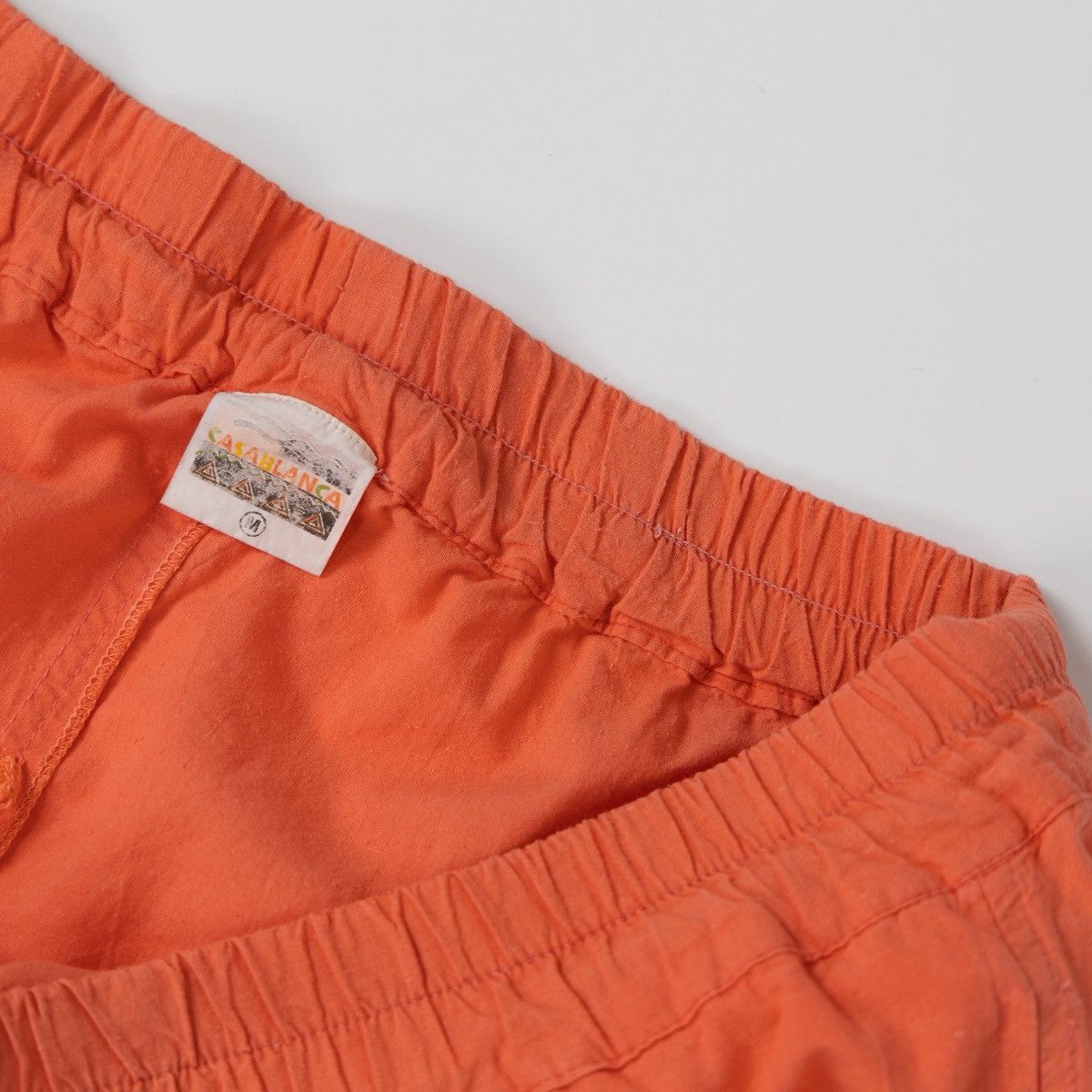 Casablanca Casablanca Mens Vintage Orange Shorts Graphic Summer Casual Size US 36 / EU 52 - 5 Thumbnail