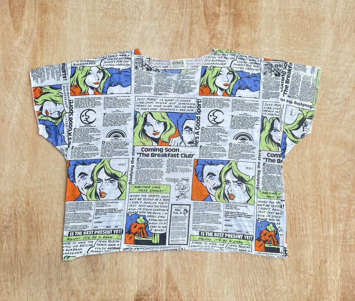 20471120 × Hysteric Glamour × Japanese Brand Vintage Comic Full Print Crop Tshirt Size ONE SIZE - 1 Thumbnail