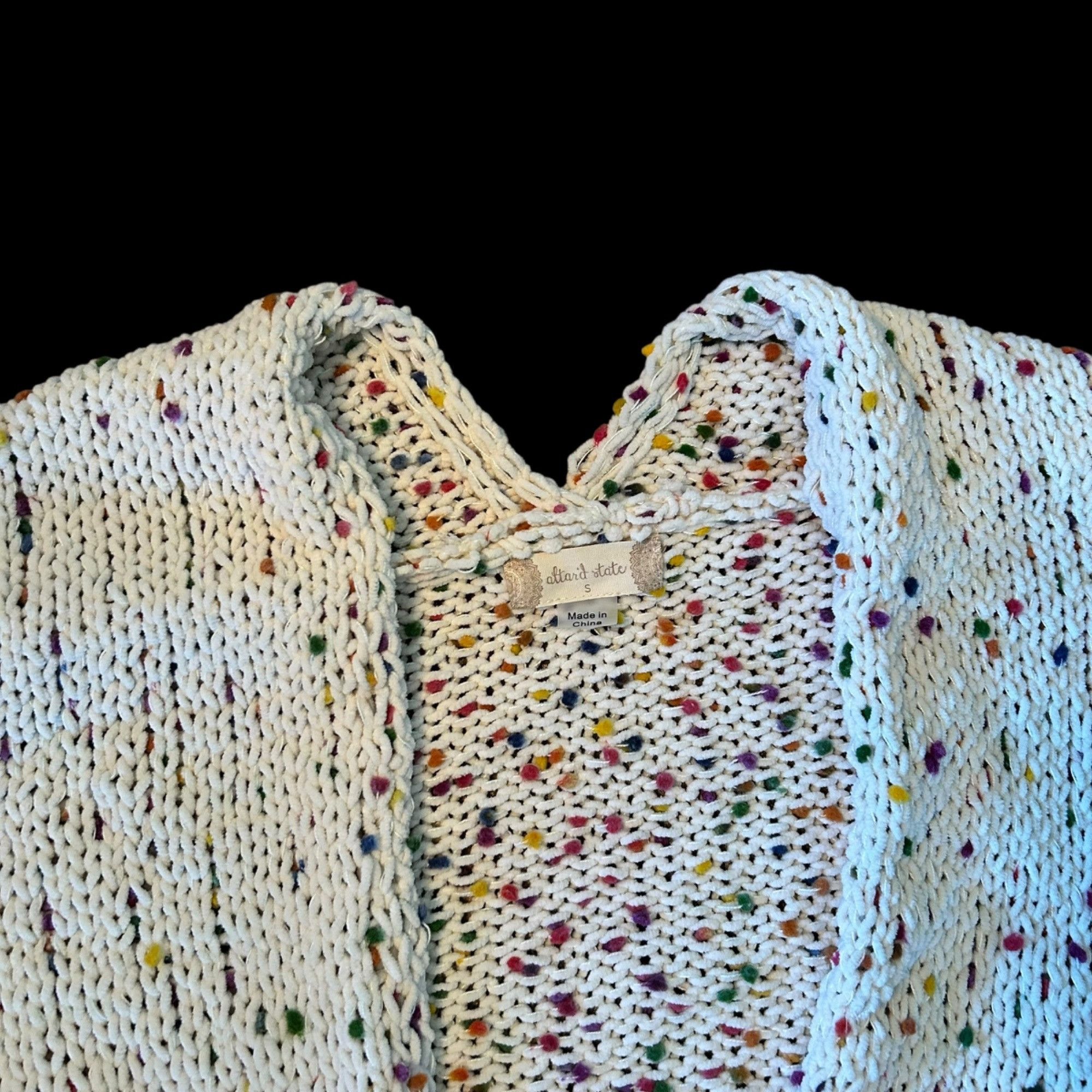 Other Altar'd State Longline Open Front Bobble Boho Cardigan S Size S / US 4 / IT 40 - 4 Thumbnail