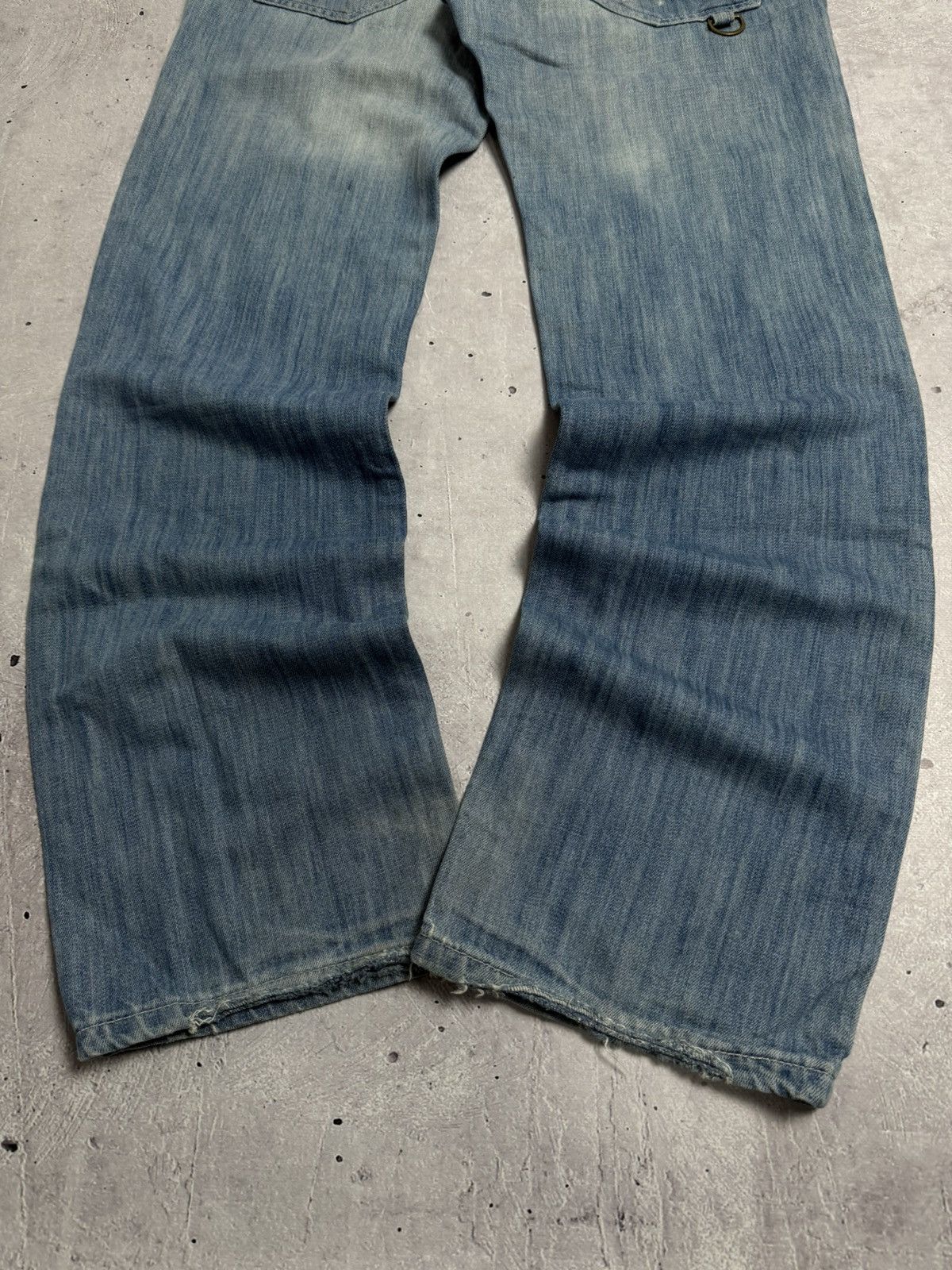 Diesel Vintage Diesel Hysteric Glamour Style Distresed Washed Jeans Size US 31 - 8 Thumbnail