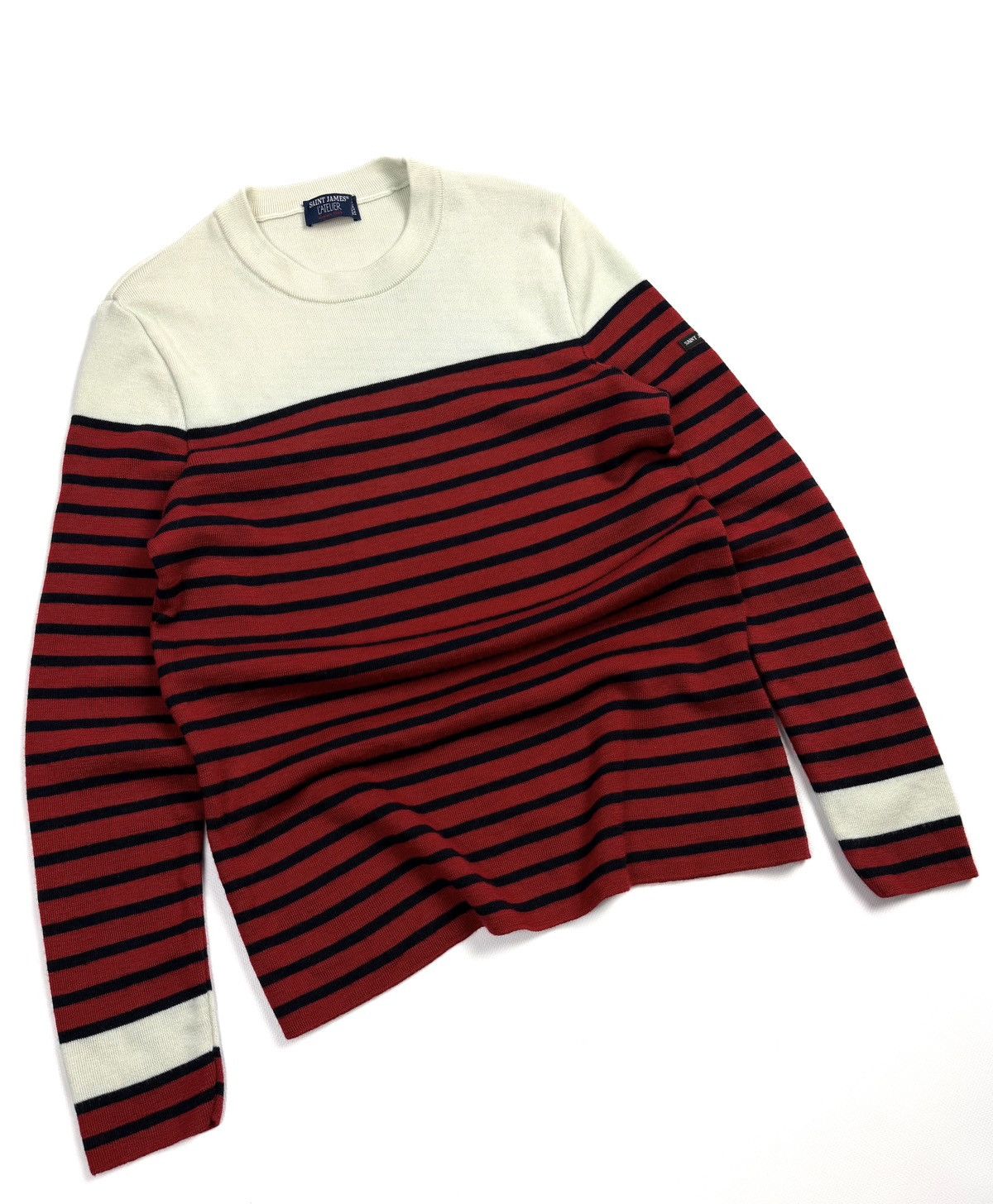 Saint James Saint James Striped Multicolor Wool Knit Sweater Women’s Size XS / US 0-2 / IT 36-38 - 2 Thumbnail
