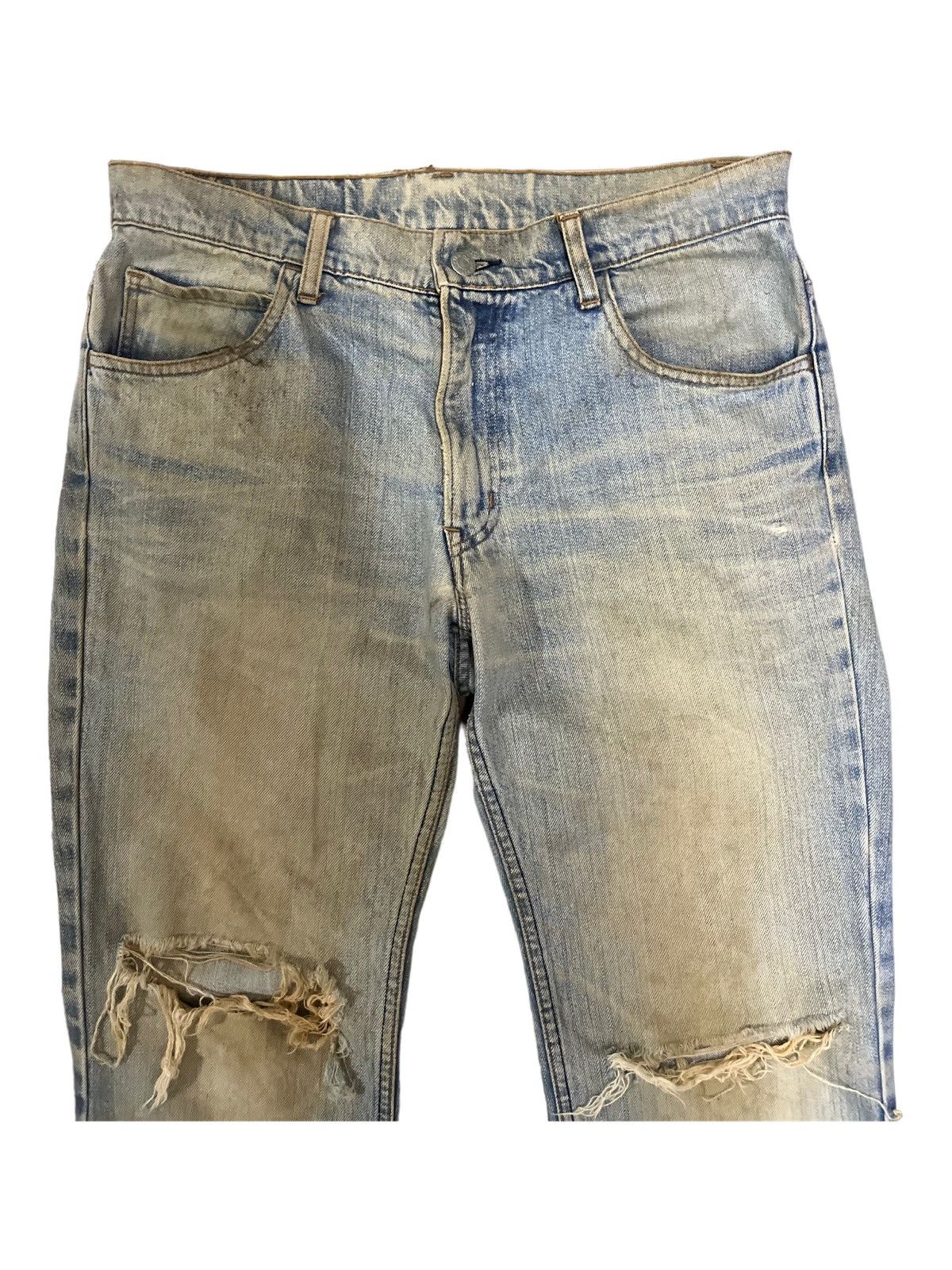 Blue Blue Japan Vintage Blue Blue Japan Mudwash Flare Denim Size US 31 - 6 Thumbnail