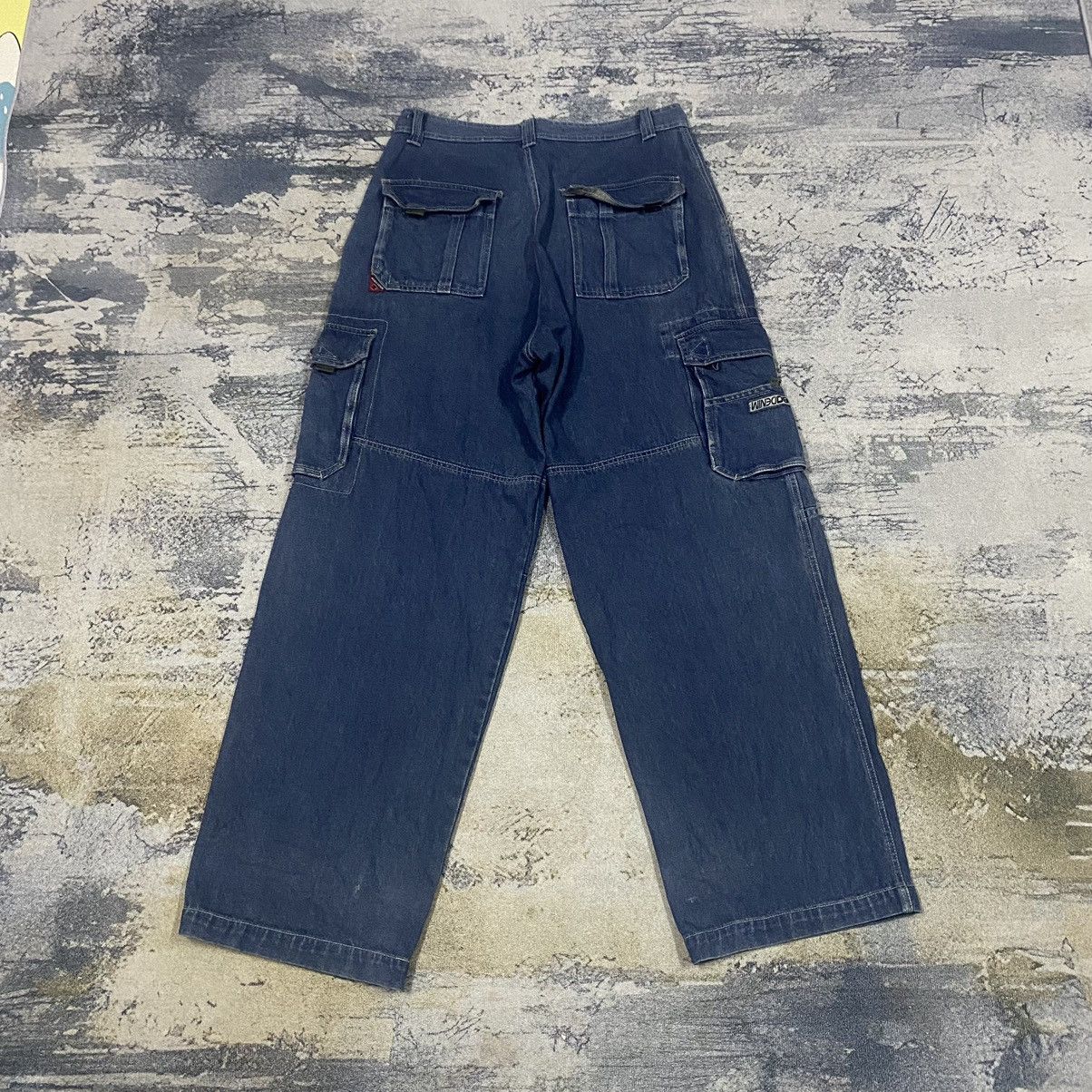 JNCO × Japanese Brand × Vintage Vintage Japan Jnco Inspire Baggy Hobo Denim Cargo Pant Size US 34 / EU 50 - 1 Thumbnail