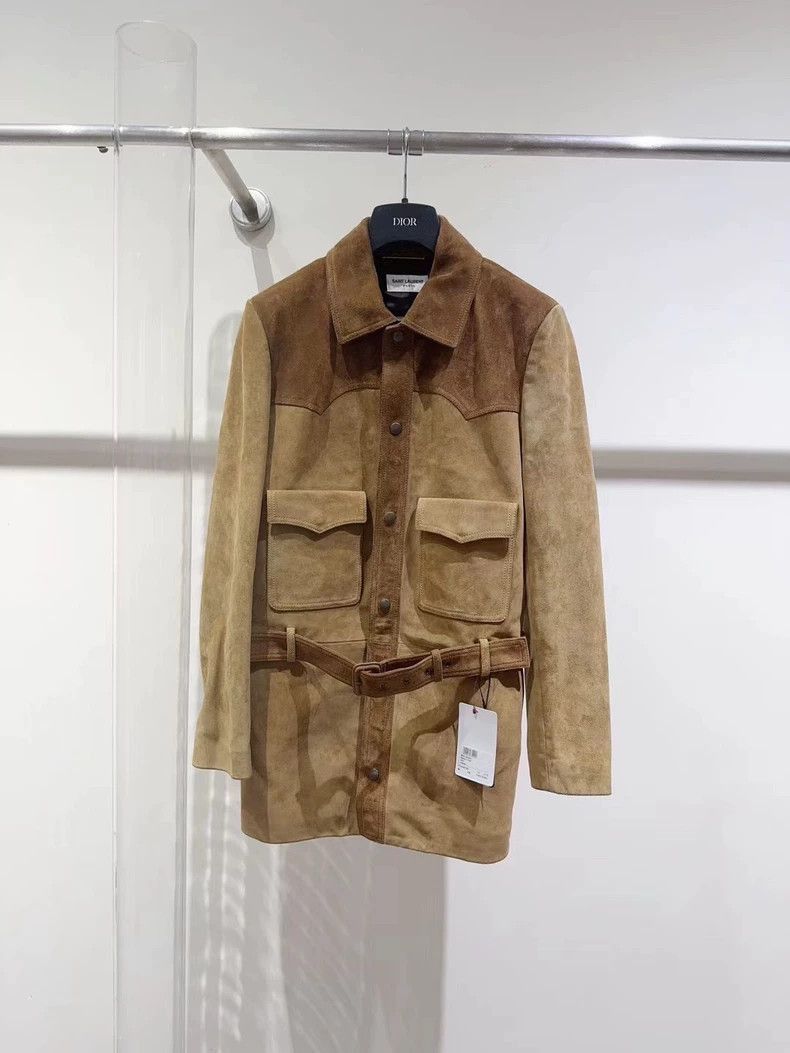 Saint Laurent Paris Stylish SLP Saint Laurent Suede Jacket