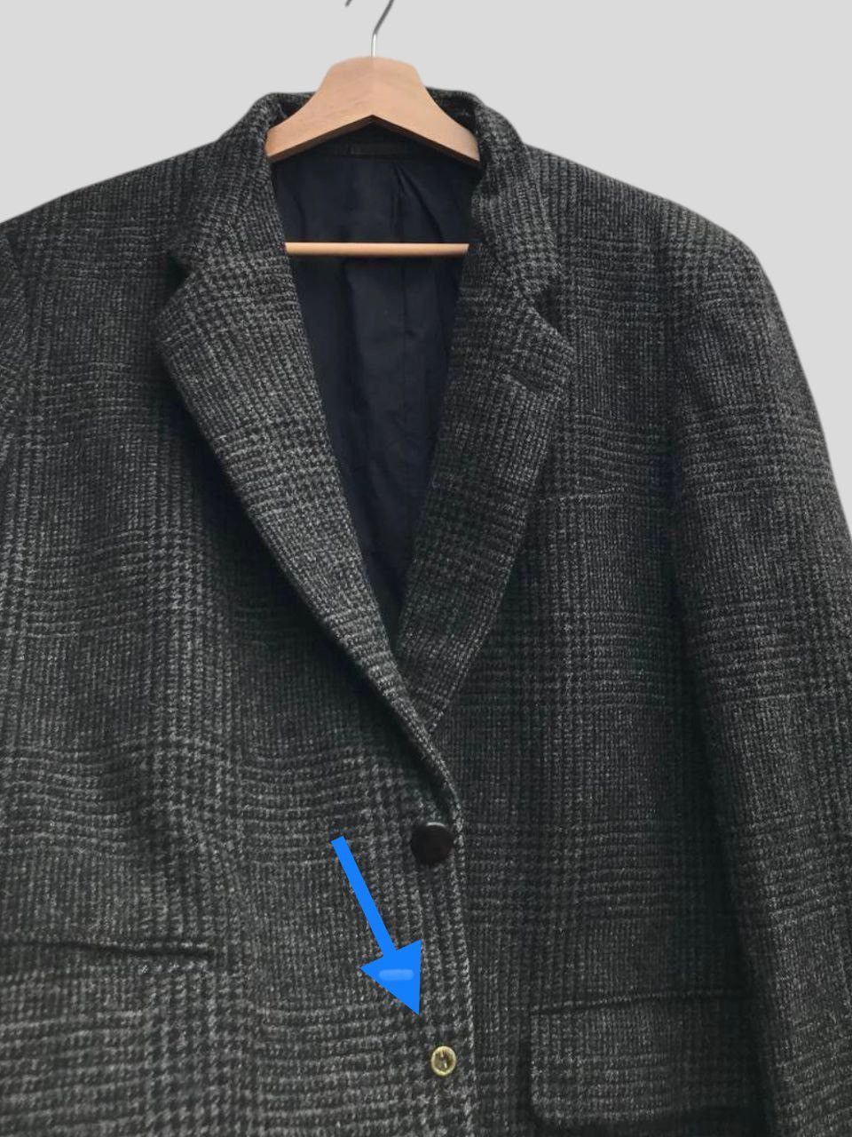 Comme des Garcons AW88 Comme des Garcons Homme Tweed Plaid Wool Coat Size US S / EU 44-46 / 1 - 10 Thumbnail