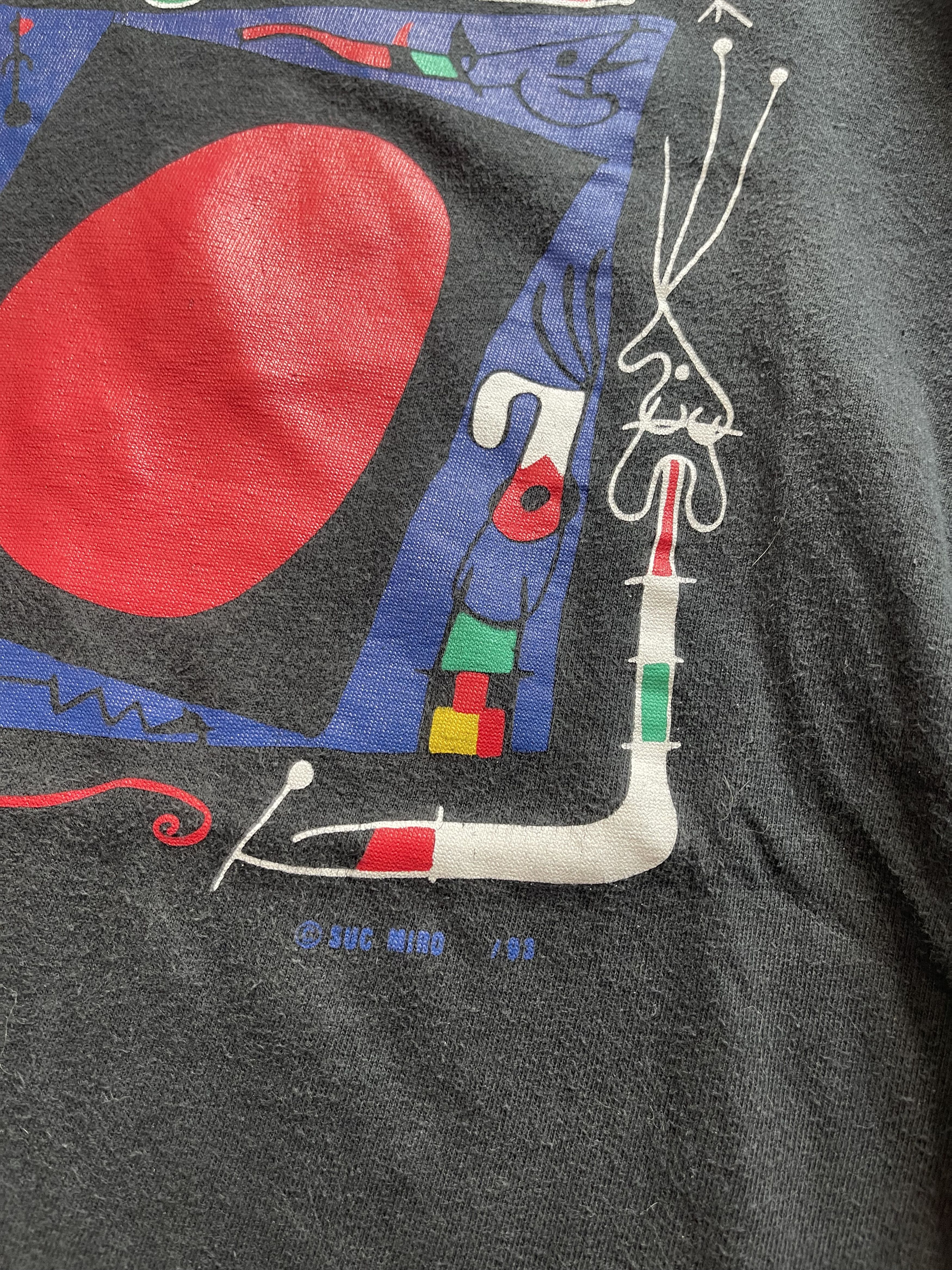 Arts & Science Joan Miro "Successió Miró" Art T-Shirt 1993 L Size US L / EU 52-54 / 3 - 3 Thumbnail