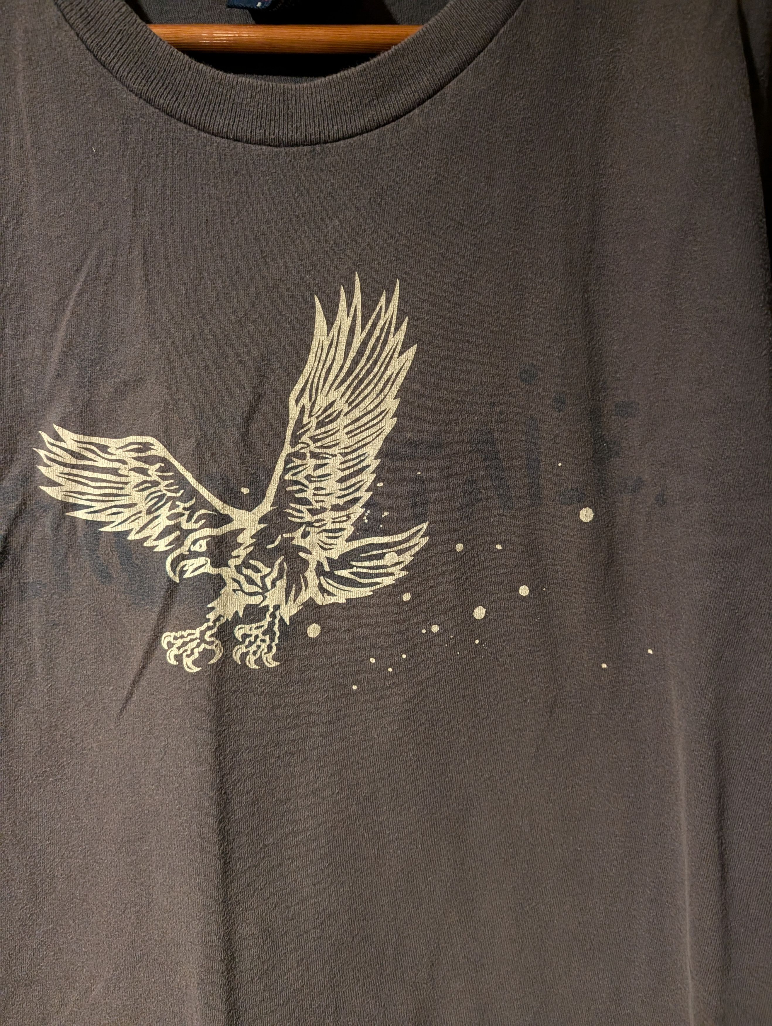 Aeropostale Vintage Y2K Aeropostale Eagle Flying Gray Large T-Shirt Size US L / EU 52-54 / 3 - 2 Thumbnail