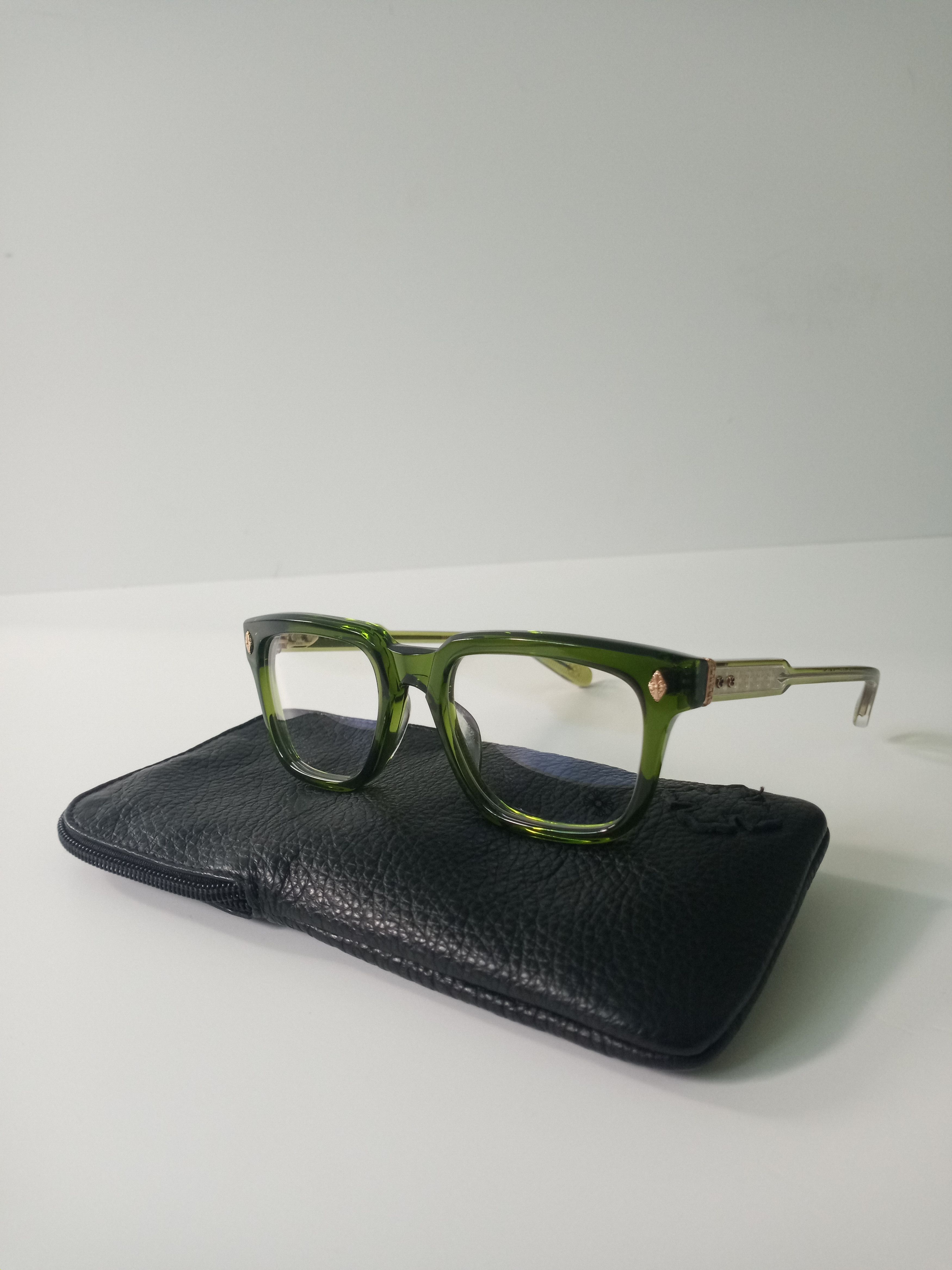Chrome Hearts Chrome Hearts Green Ambidixtrous Glasses - Size 53[]21-151 Size ONE SIZE - 10 Thumbnail