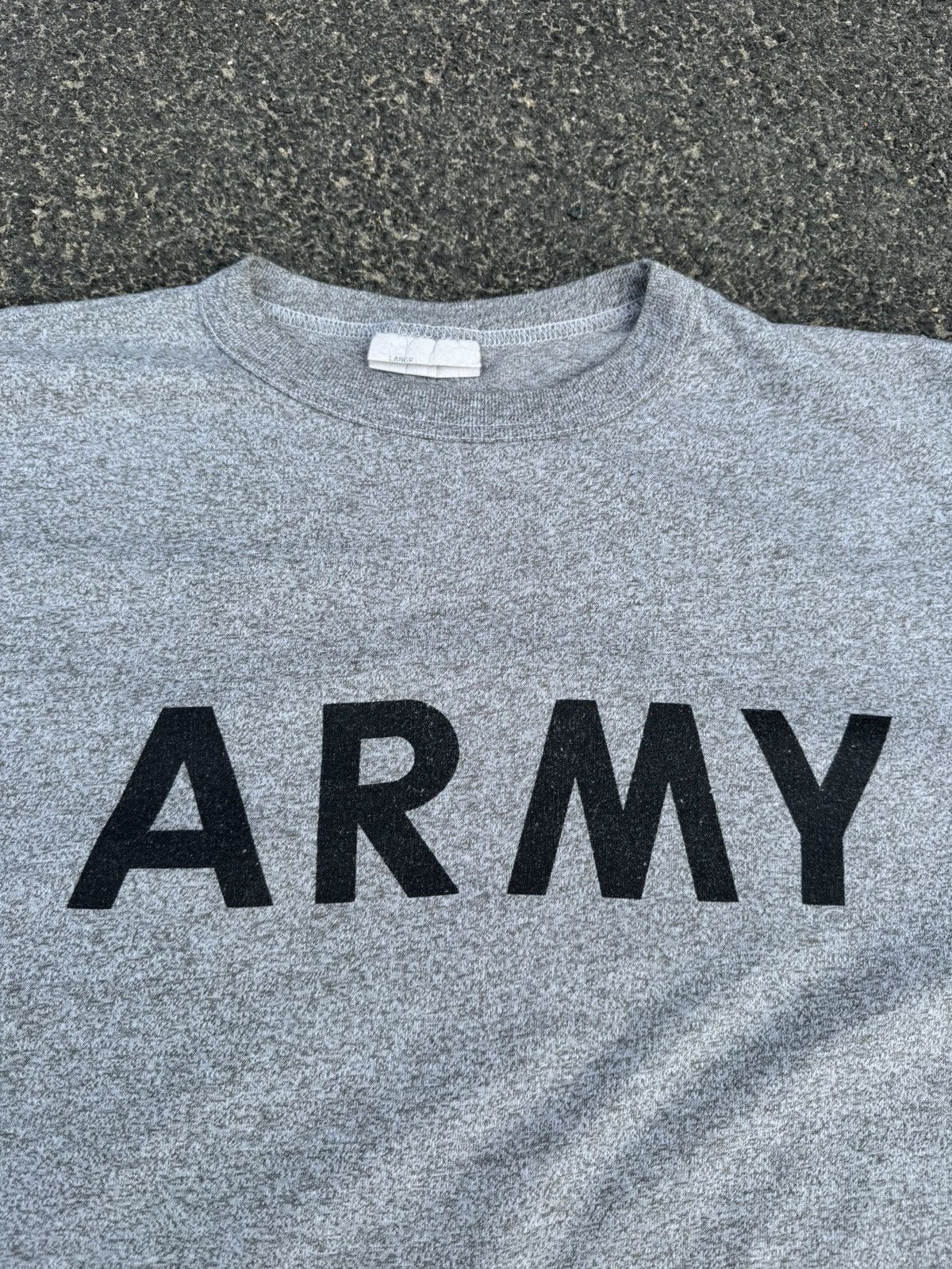 Other 1992 Vintage ARMY Grey Tee Single Stitch USA Marines kanye Size US L / EU 52-54 / 3 - 3 Thumbnail