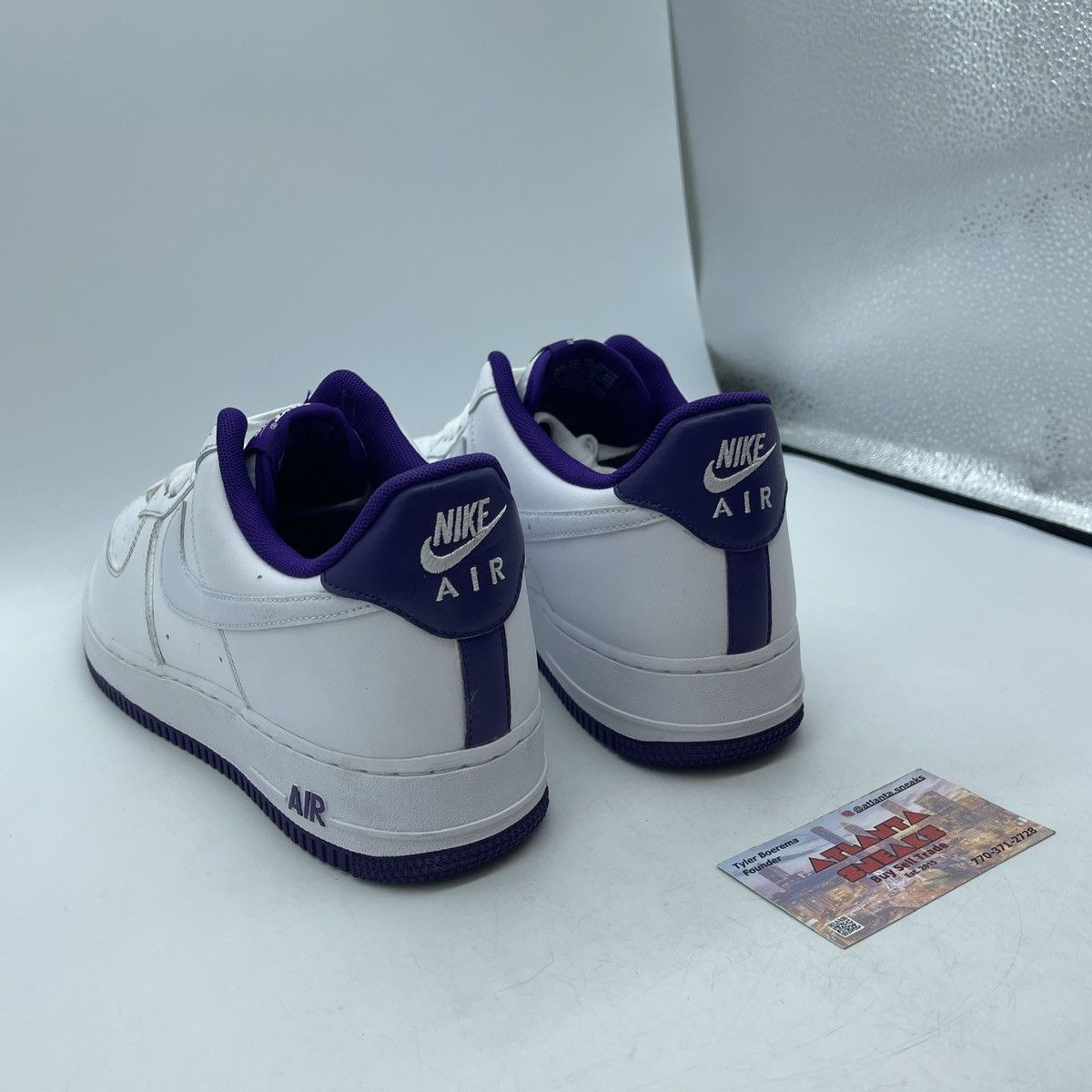 Nike Air Force 1 low voltage purple Size US 10 / EU 43 - 4 Thumbnail