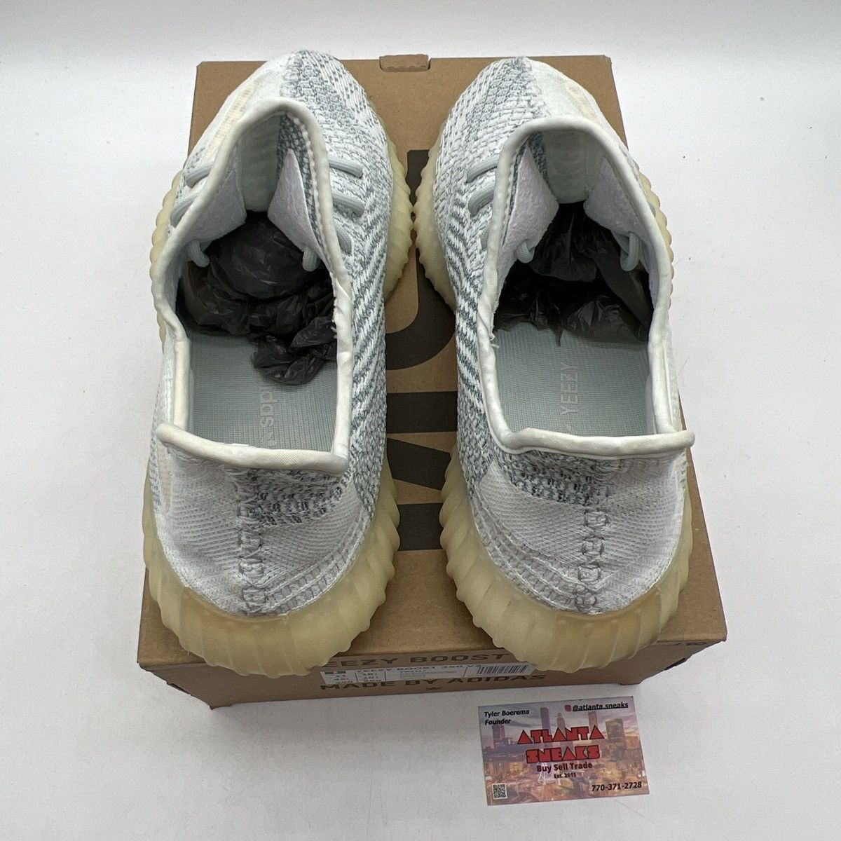 Adidas Yeezy boost 350 cloud white reflective Size US 11 / EU 44 - 9 Thumbnail