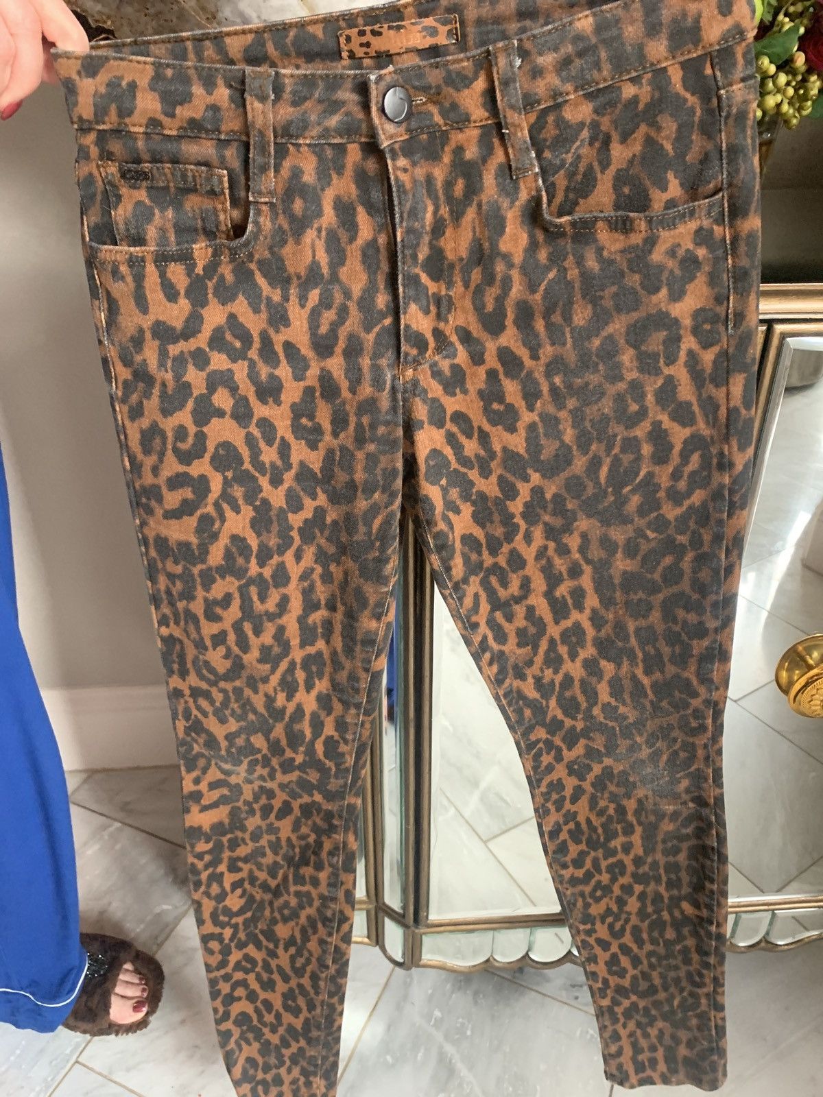Joe's Joe’s jeans leopard print skinny jeans size 26 Size 26" / US 2 / IT 38 - 3 Thumbnail