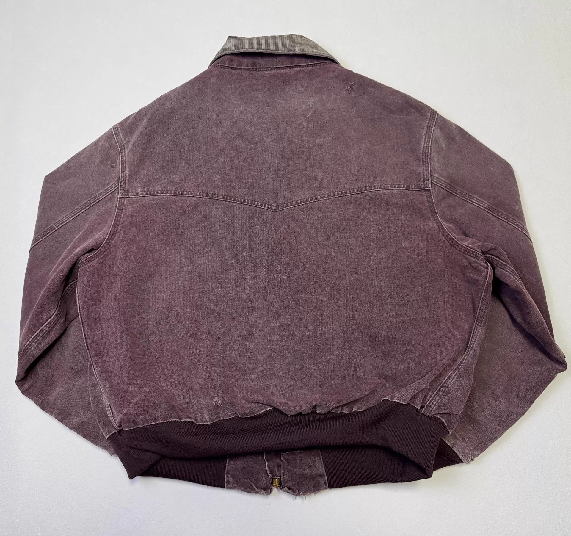 Carhartt Vintage Carhartt J14 Burgundy XXL Jacket 1999 Size US XXL / EU 58 / 5 - 5 Thumbnail