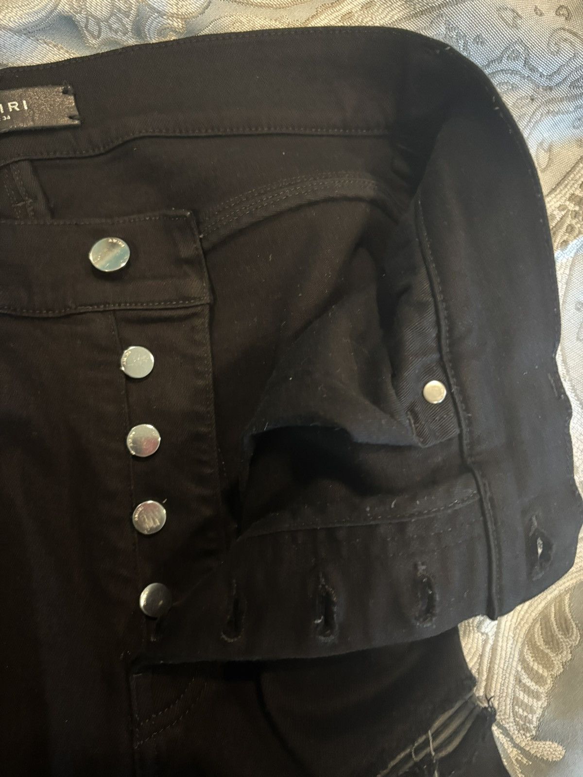 Amiri Black Amiri Thrasher Jeans Size US 34 / EU 50 - 5 Thumbnail