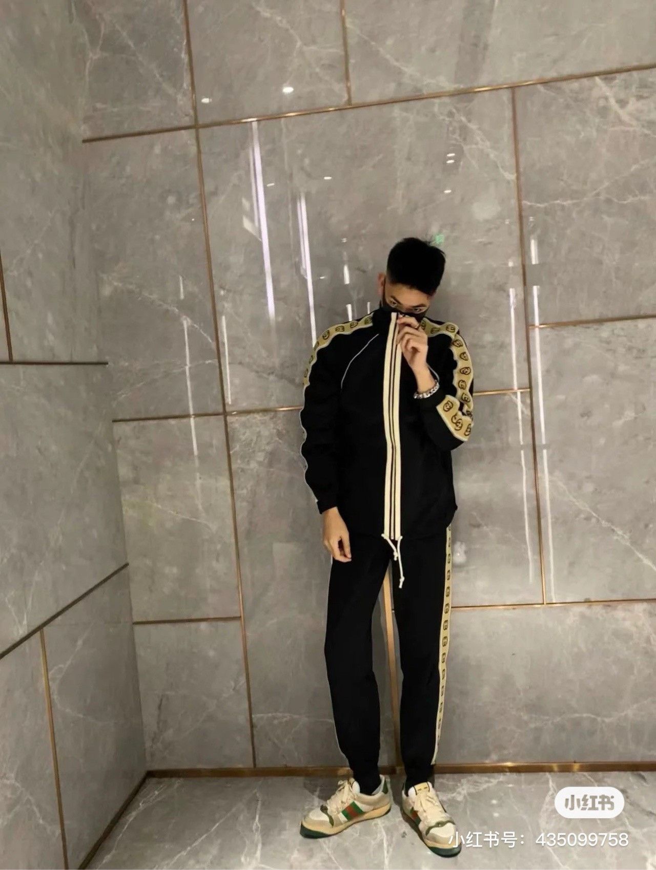 Gucci Gucci double G string label 3M reflective school uniform ja Size US S / EU 44-46 / 1 - 4 Thumbnail