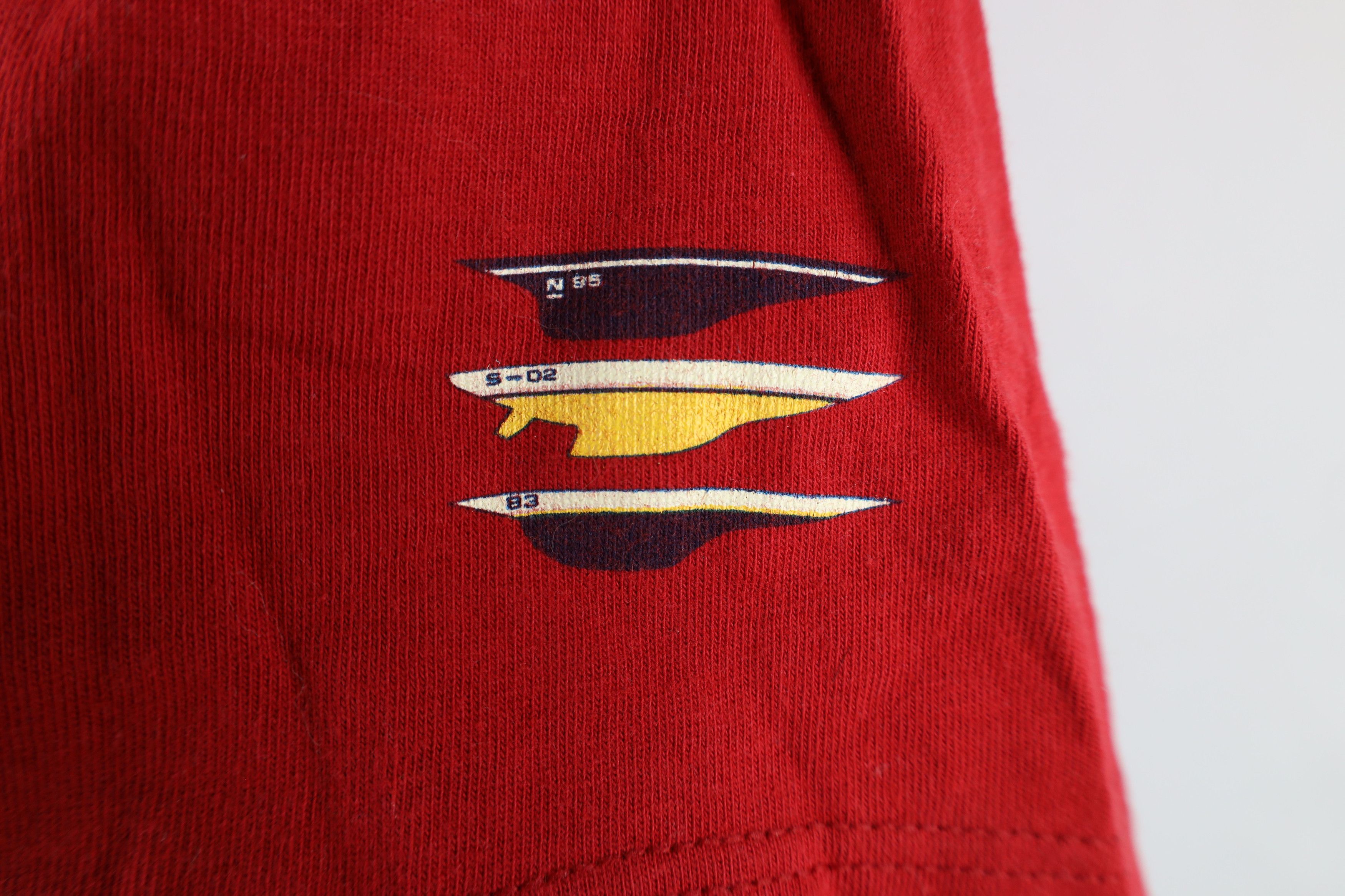 Nautica × Vintage Vintage 90s Nautica Windward Sailing Boat T-Shirt Red USA Size US XL / EU 56 / 4 - 4 Thumbnail
