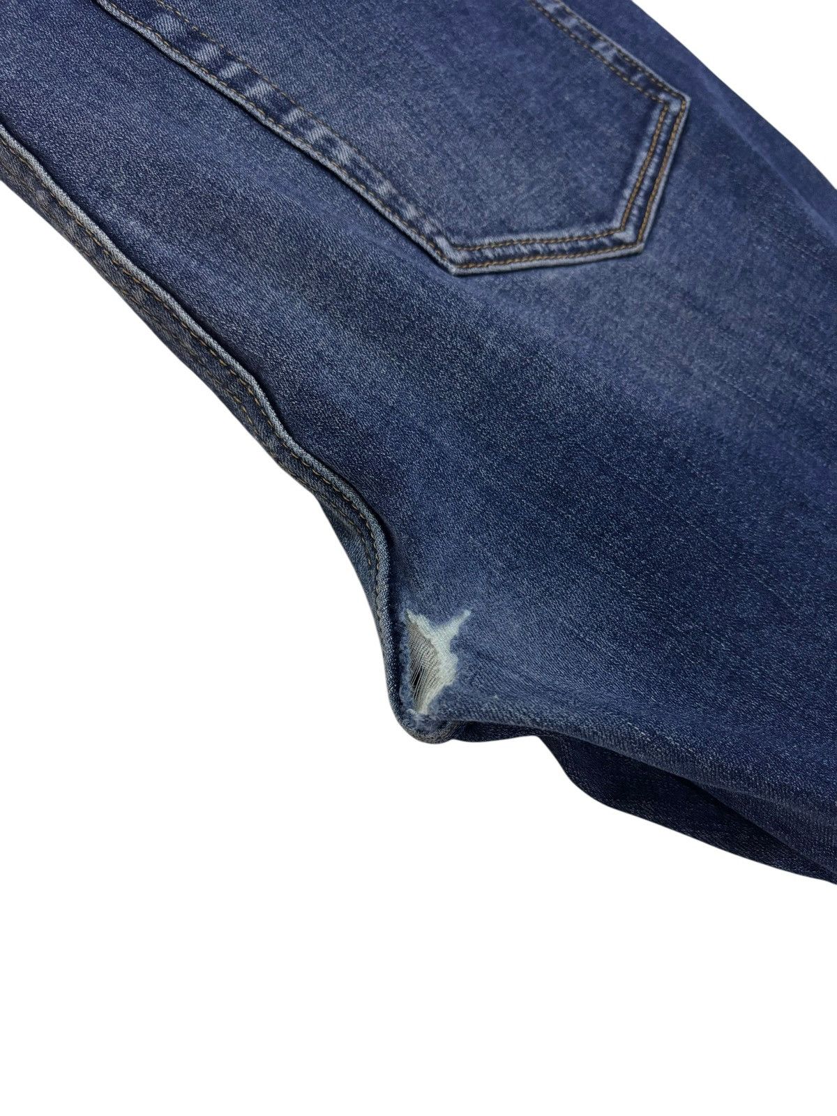 Japanese Brand Vtg Y2k Japan Azul by Moussy Distressed Relaxed Jeans Size US 32 / EU 48 - 6 Thumbnail
