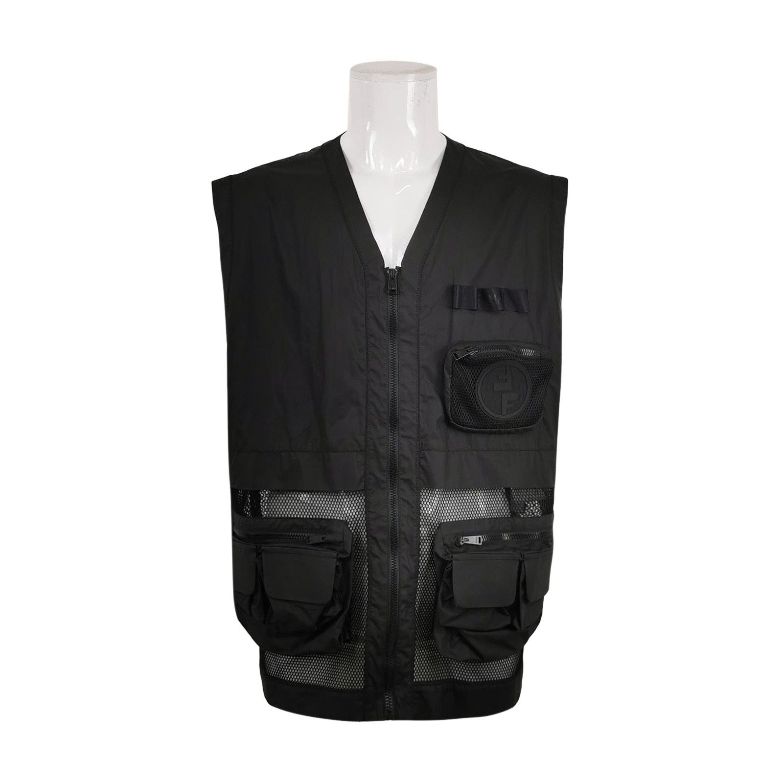 Fendi Fendi Multi-Pocket Cotton Mesh Utility Vest Size L Size US L / EU 52-54 / 3 - 1 Thumbnail
