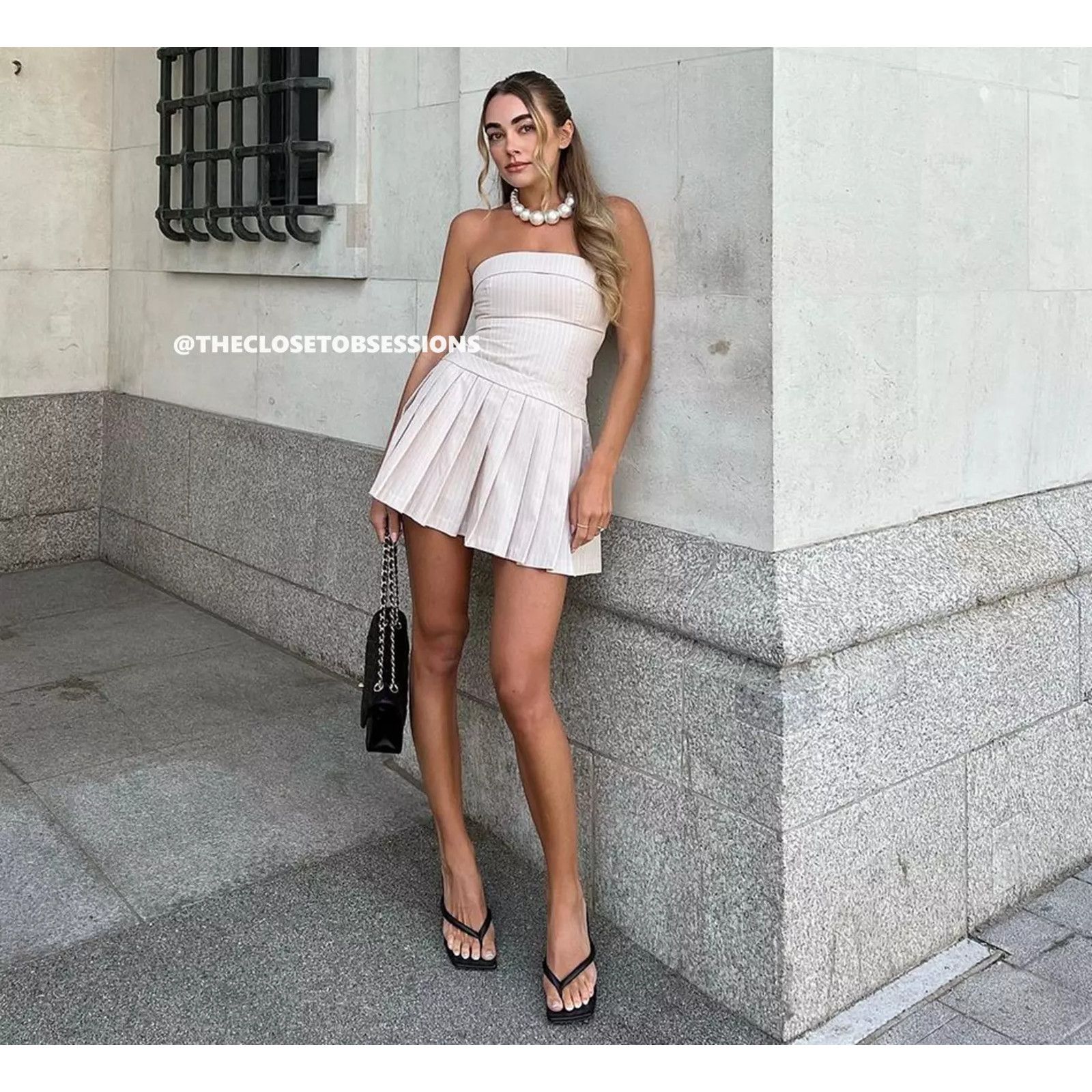 Zara ZARA BLOGGER FAVE!!! Short Pleated Dress NWT Size L / US 10 / IT 46 - 17 Thumbnail