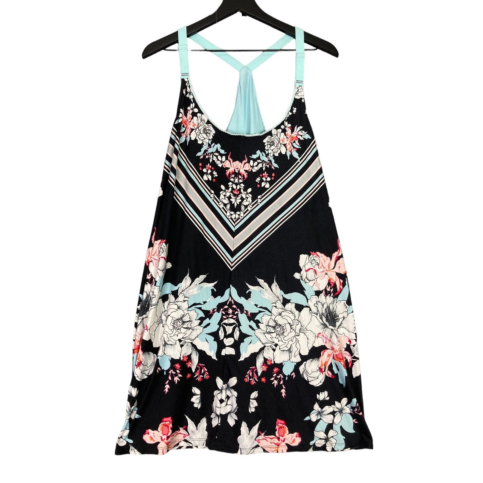 Other Secret Treasures Plus Size 18W Black Floral Sleep Tank Top Size XXL / US 16-18 / IT 52-54 - 1 Thumbnail