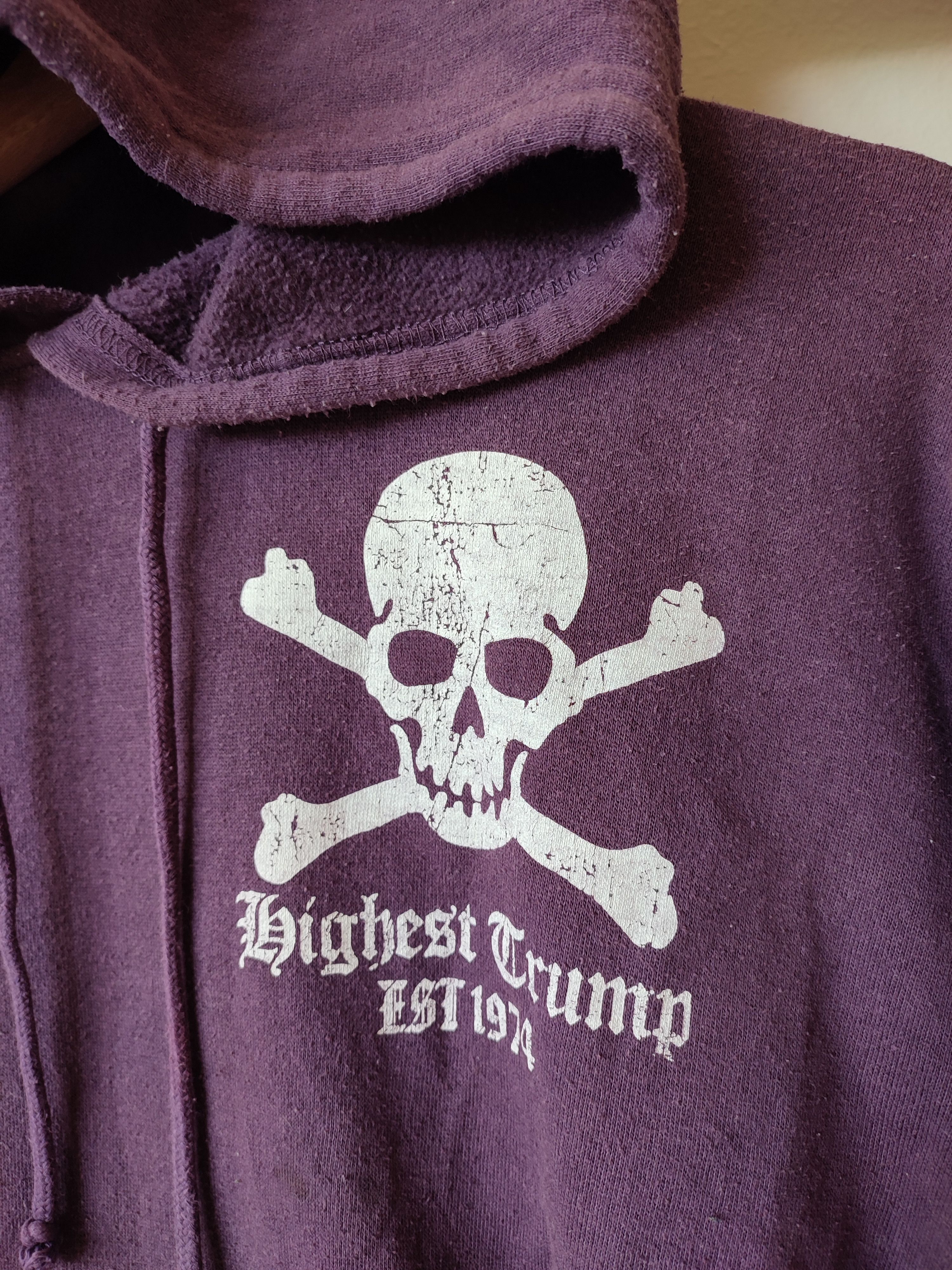 If Six Was Nine × Japanese Brand × Vintage VINTAGE BIGHEST CRUMP CROSSBONE HOODIE Size US L / EU 52-54 / 3 - 5 Thumbnail