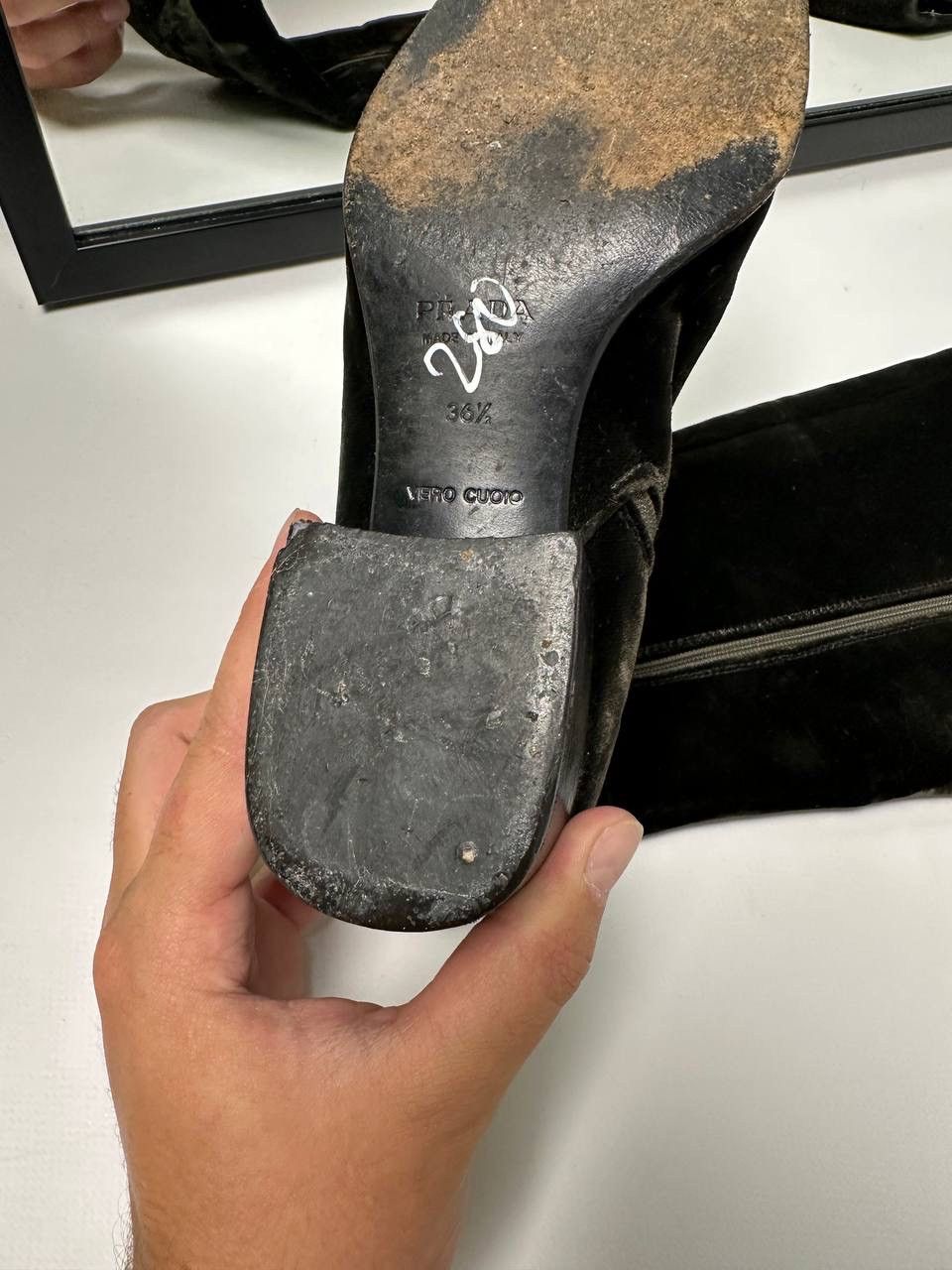 Prada Prada Knee Hi Boots Womens EU 36.5 Size US 6.5 / IT 36.5 - 16 Thumbnail