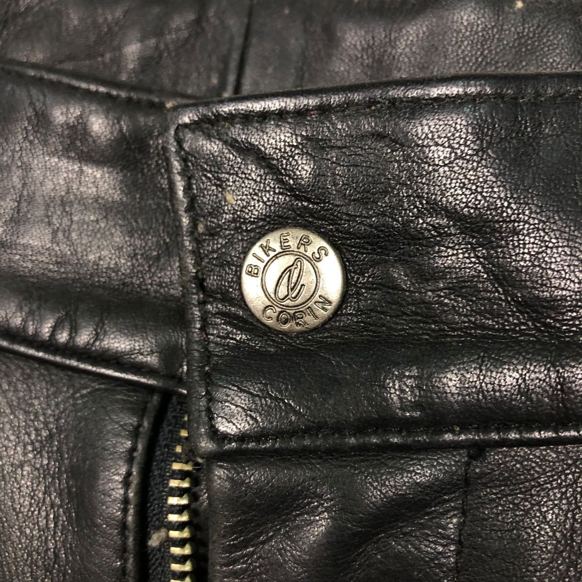 Vintage Vintage B’s Leather Black Genuine Leather Biker Pants Size US 30 / EU 46 - 15 Thumbnail