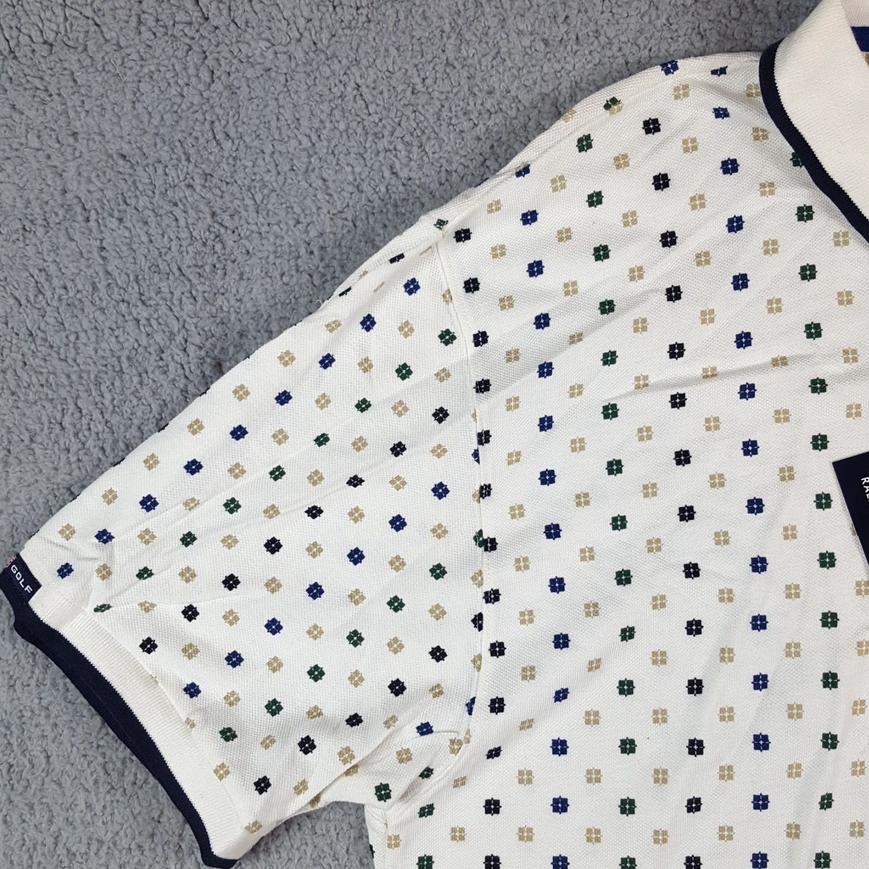 Ralph Lauren VINTAGE Ralph Lauren Chaps Polo Shirt Shield Golf XL White Short Sleeve Collared Polo Shirt Size US XL / EU 56 / 4 - 6 Thumbnail