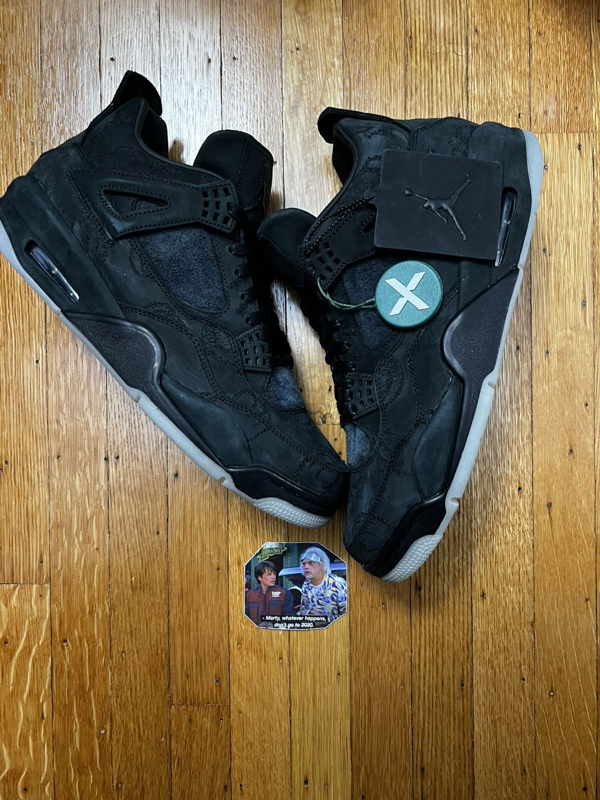 Jordan Brand × Kaws Kaws Jordan 4 Black Size US 10.5 / EU 43-44 - 1 Thumbnail