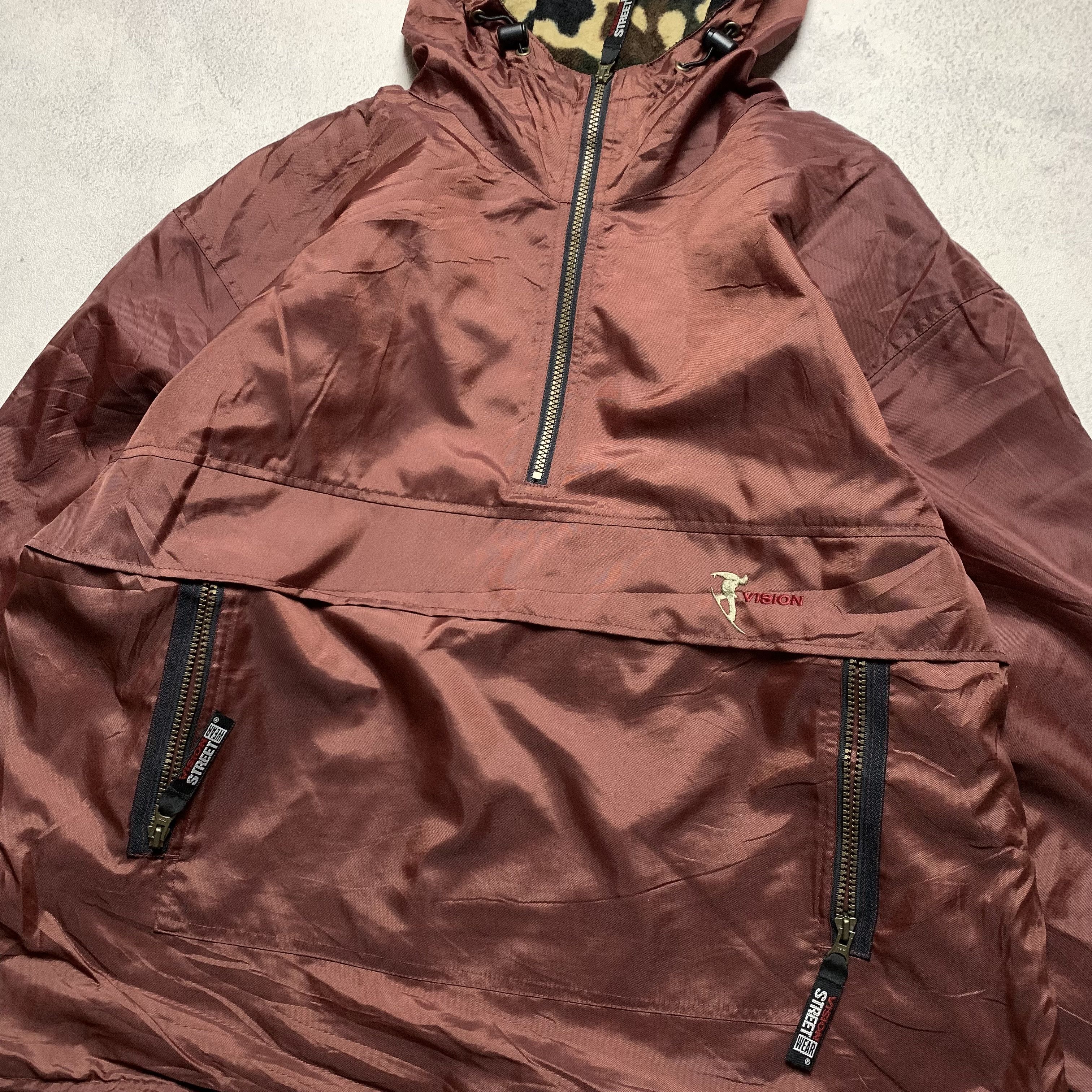 Vision Streetwear Vintage Vision Streetwear Jacket Halfzip Anorak Size US L / EU 52-54 / 3 - 3 Thumbnail