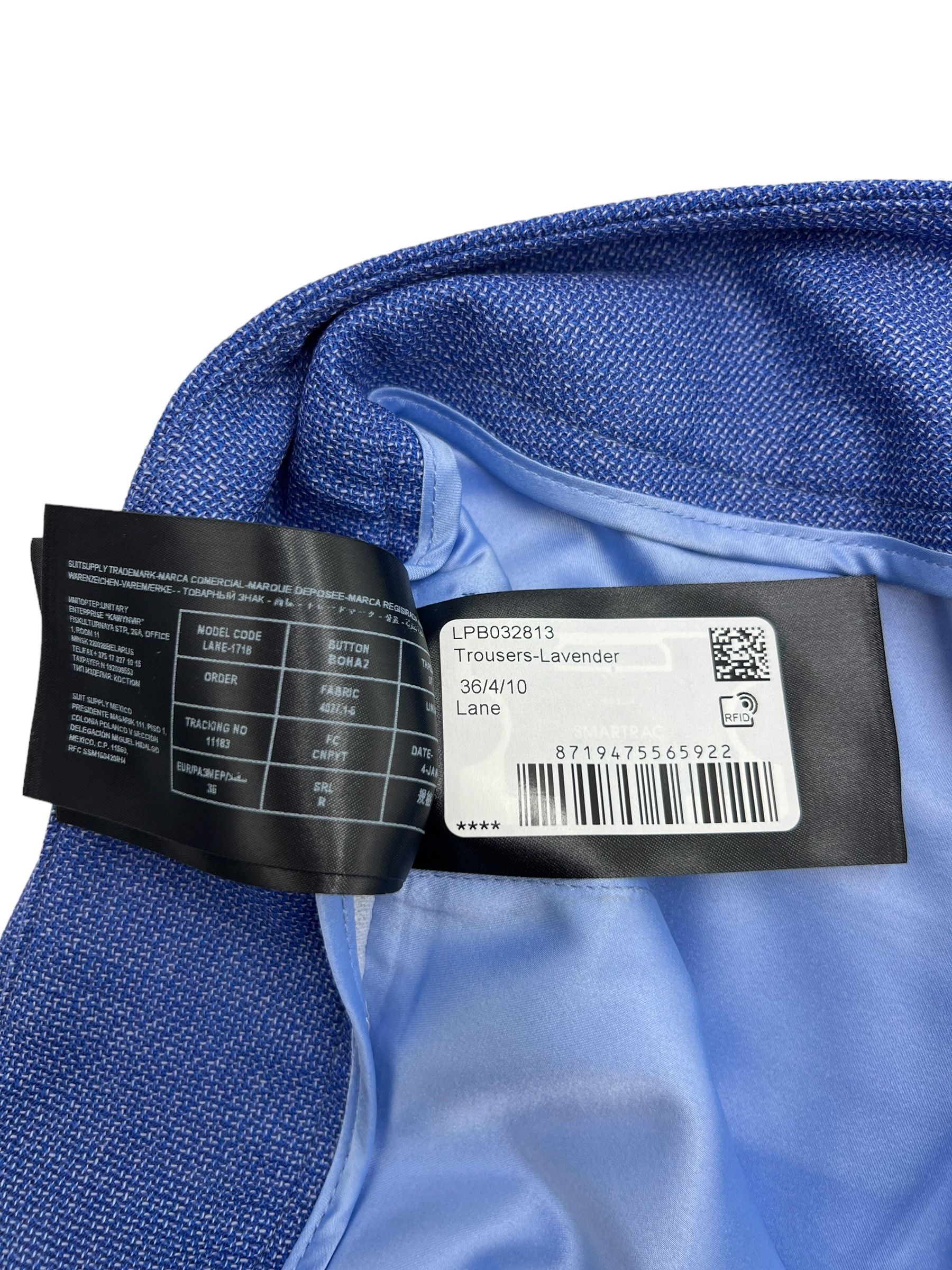 Other SUITSUPPLY Lane Cuff Wool Size EU:36R; UK:10; US:4-6 Size 28" / US 6 / IT 42 - 9 Thumbnail