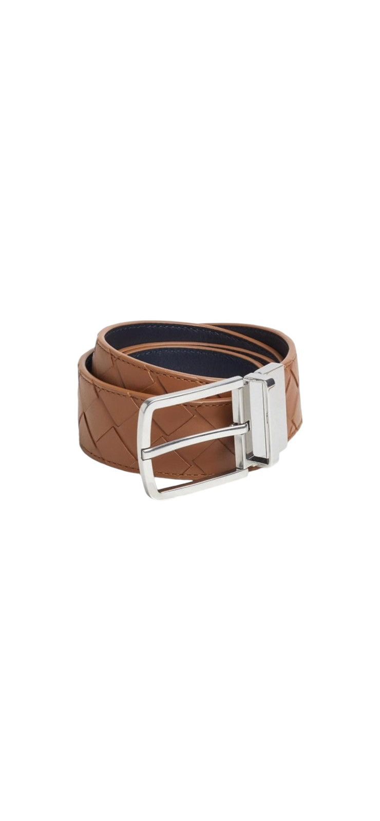 Bottega Veneta BOTTEGA VENETA INTRECCIATO REVERSIBLE BELT Size 32 - 1 Thumbnail