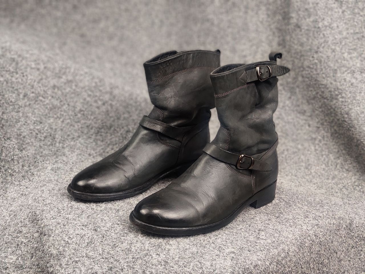 Belstaff Belstaff Endurance motorcycle Ankle Black Leather Logo Boots Size US 10 / IT 40 - 10 Thumbnail