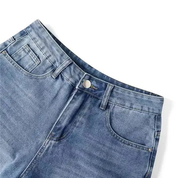 Japanese Brand Komura x Kubo Distressed Washed Y2k Shorts Jorts Denim Size US 38 / EU 54 - 5 Thumbnail