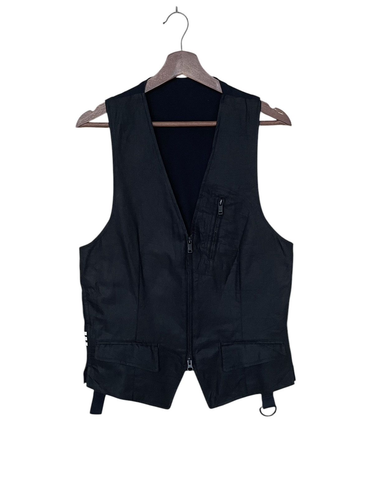 Japanese Brand × Yohji Yamamoto Vintage Japanese Brand Y-3 Yohji Yamamoto Vest 2000s Size US XS / EU 42 / 0 - 1 Thumbnail