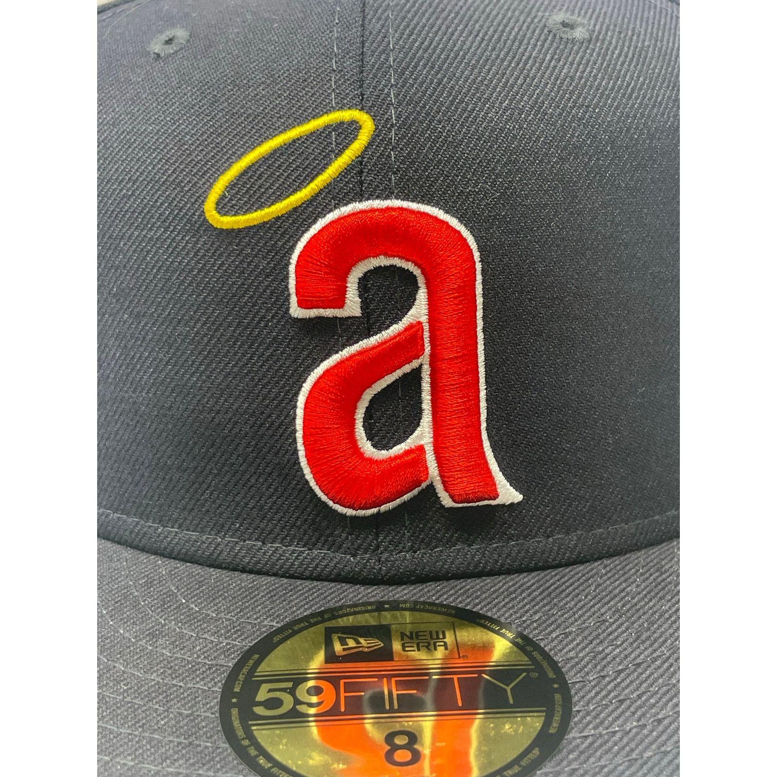 New Era 59Fifty Los Angeles Angels Anaheim Halo Fitted Men’s Size 8 Size ONE SIZE - 3 Thumbnail