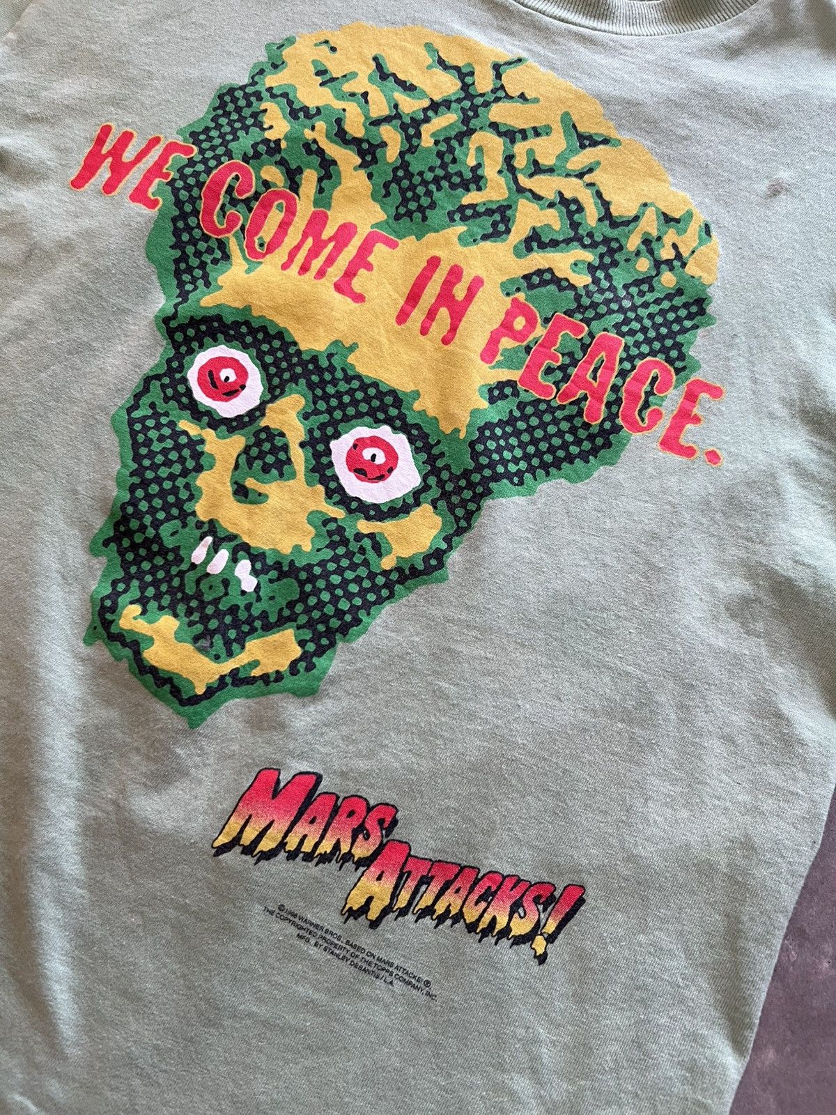 Band Tees Vinatge 90s MARS ATTACKS Size US M / EU 48-50 / 2 - 2 Thumbnail
