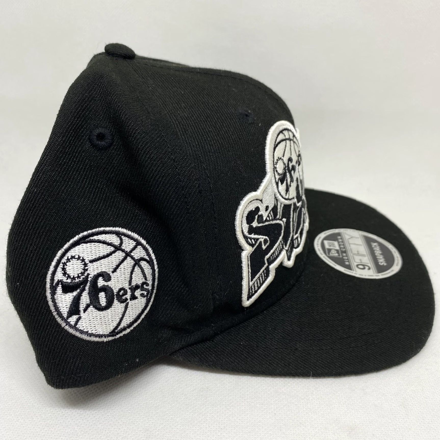New Era Philadelphia 76ers New Era Hat Cap Snapback Retroword City Line Script 9Fifty Size ONE SIZE - 5 Thumbnail