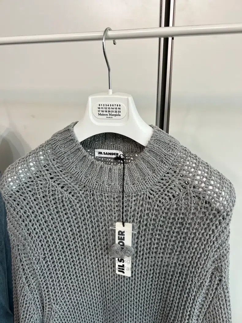Jil Sander Jil Sander size 48 Long knitted pullover in grey Size M / US 6-8 / IT 42-44 - 2 Thumbnail