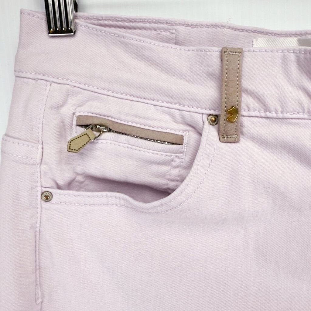 Other PAMELA HENSON Delicious Slim Fit Frayed Pale Rose Jean US 12 Size 34" / US 12 / IT 48 - 7 Thumbnail